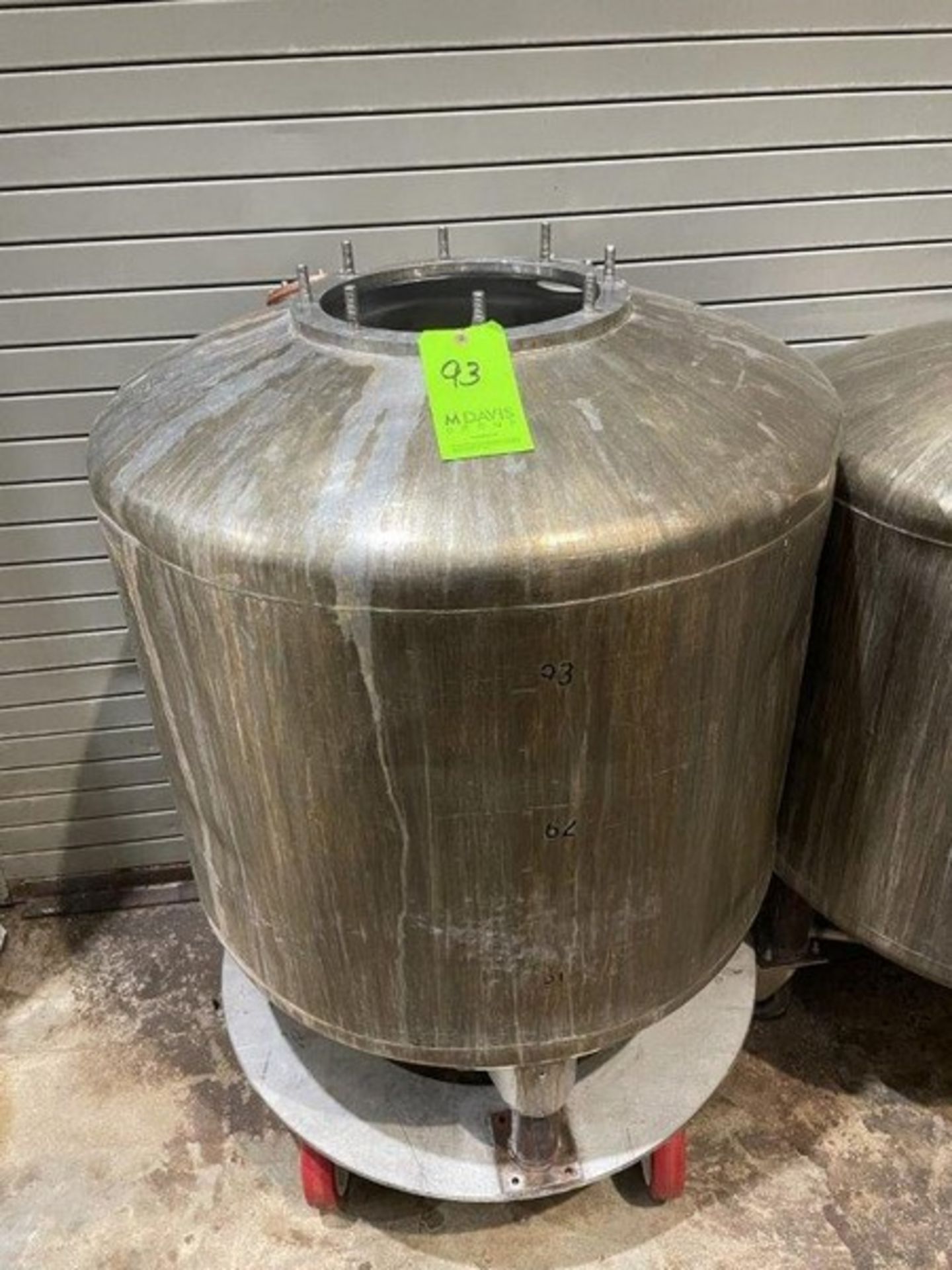 Grundy 5 Gal. S/S Jacketed Vessel, S/N 3349, Test Pressure 45 PSI (LOCATED IN FREDERICK, MD) - Bild 2 aus 5