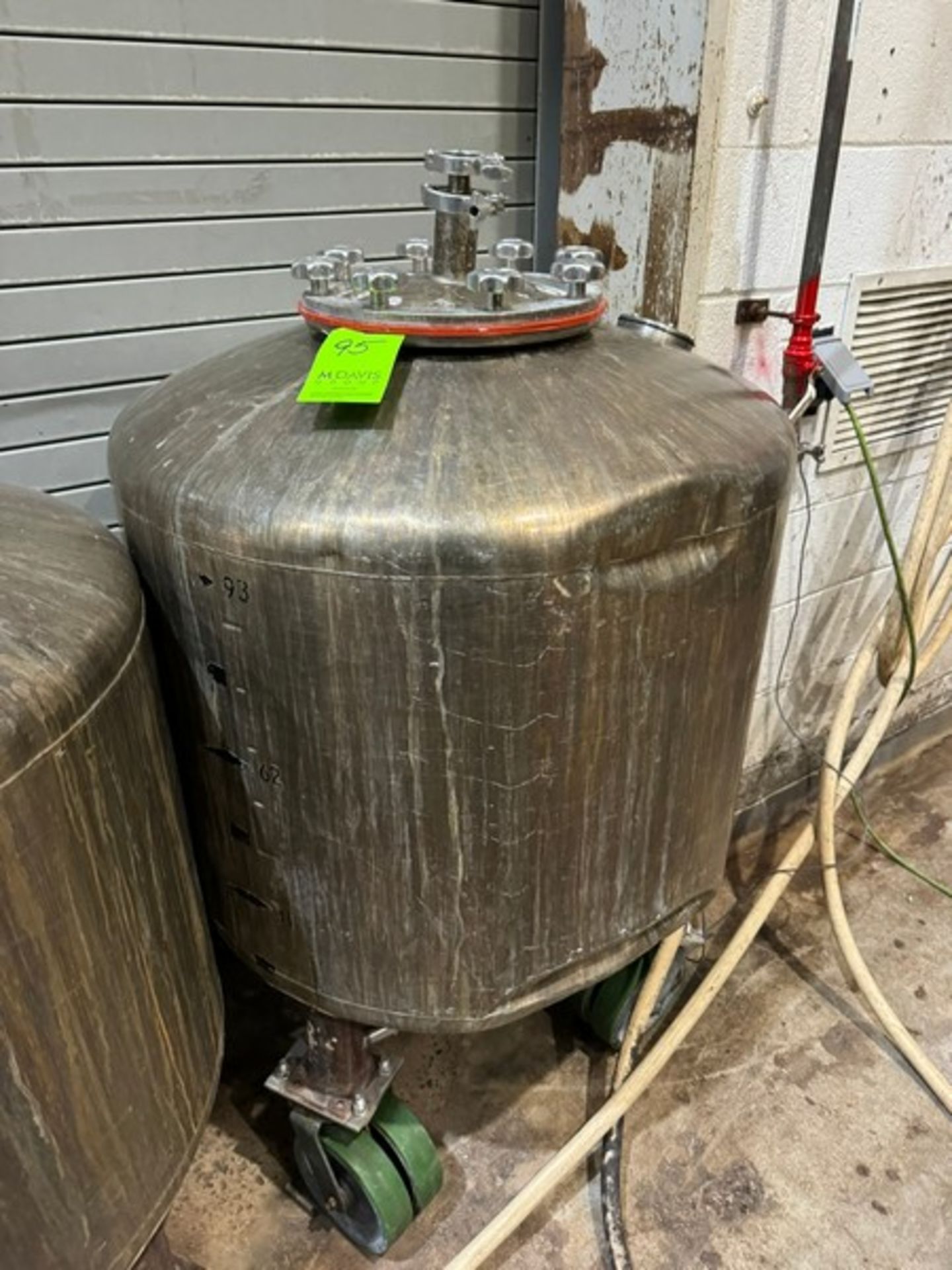 Grundy 5 Gal. S/S Jacketed Vessel, Test Pressure 45 PSI (LOCATED IN FREDERICK, MD)