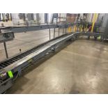 Hytrol Ground Level Roller Conveyor, Aprox. 30 ft. L (LOCATED IN FREDERICK, MD)