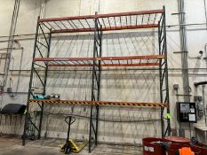 2-Sections of Pallet Racking, with 3-Uprights & (6) Sets of Cross Beams (LOCATED IN FREDERICK, MD)