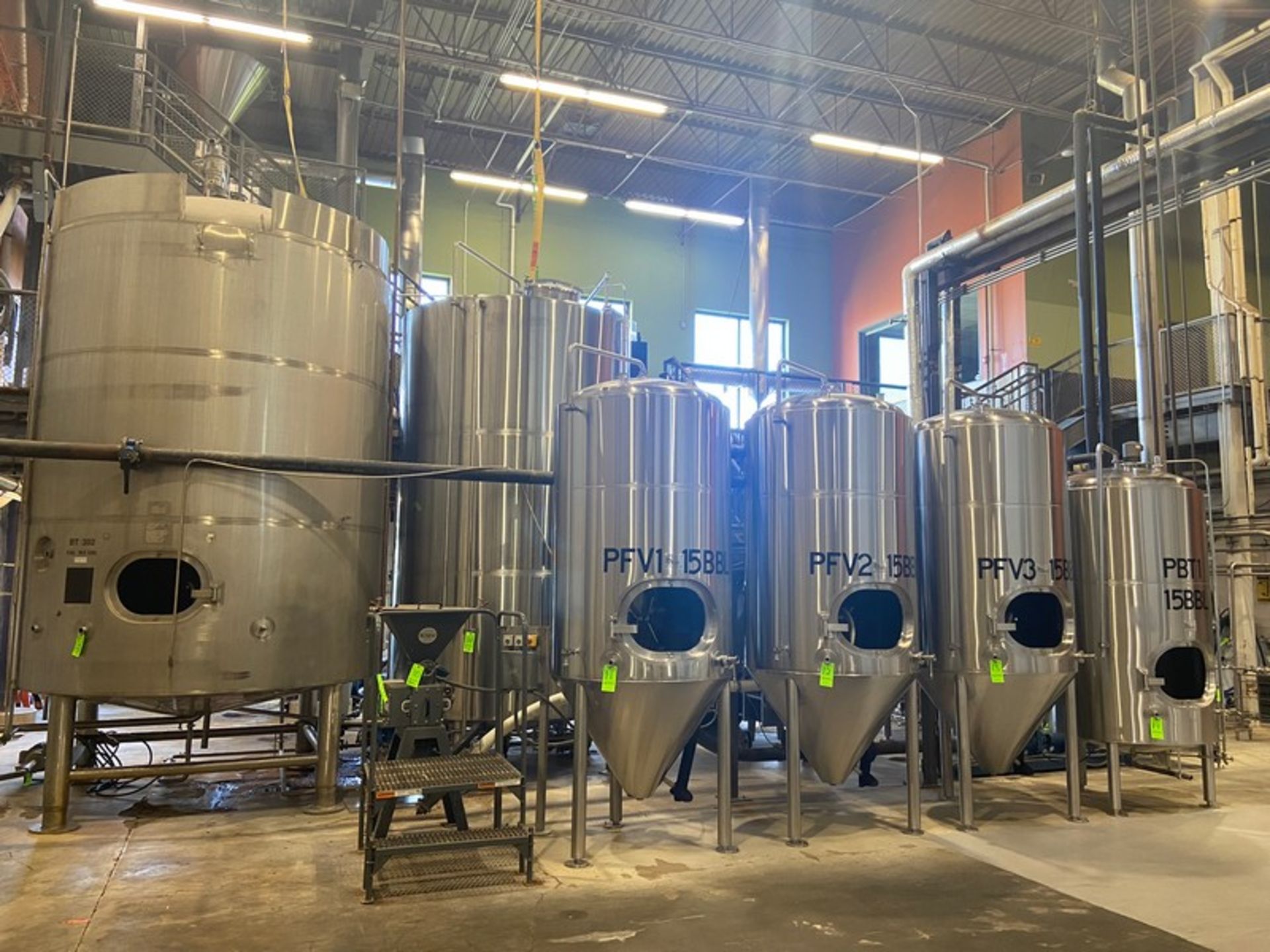 BULK BID: COMPLETE JV NORTHWEST (ICC) 15 BBL PILOT BREWHOUSE, INCLUDES LOTS 11-14F