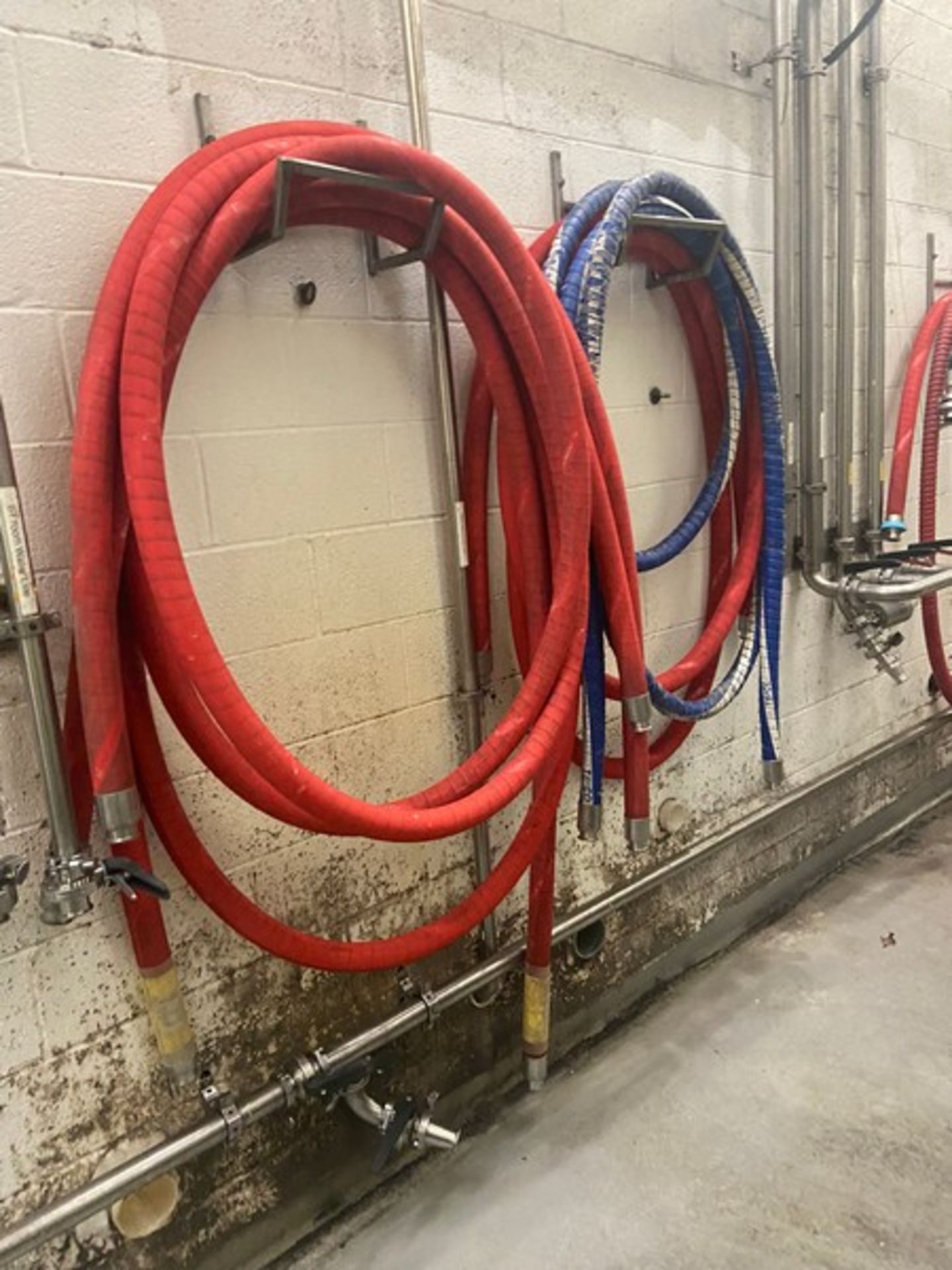 Lot of Assorted Transfer Hoses, Assorted Sizes, with S/S Racks (LOCATED IN FREDERICK, MD) - Image 2 of 4