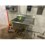 S/S Single Bowl Sink (LOCATED IN FREDERICK, MD)