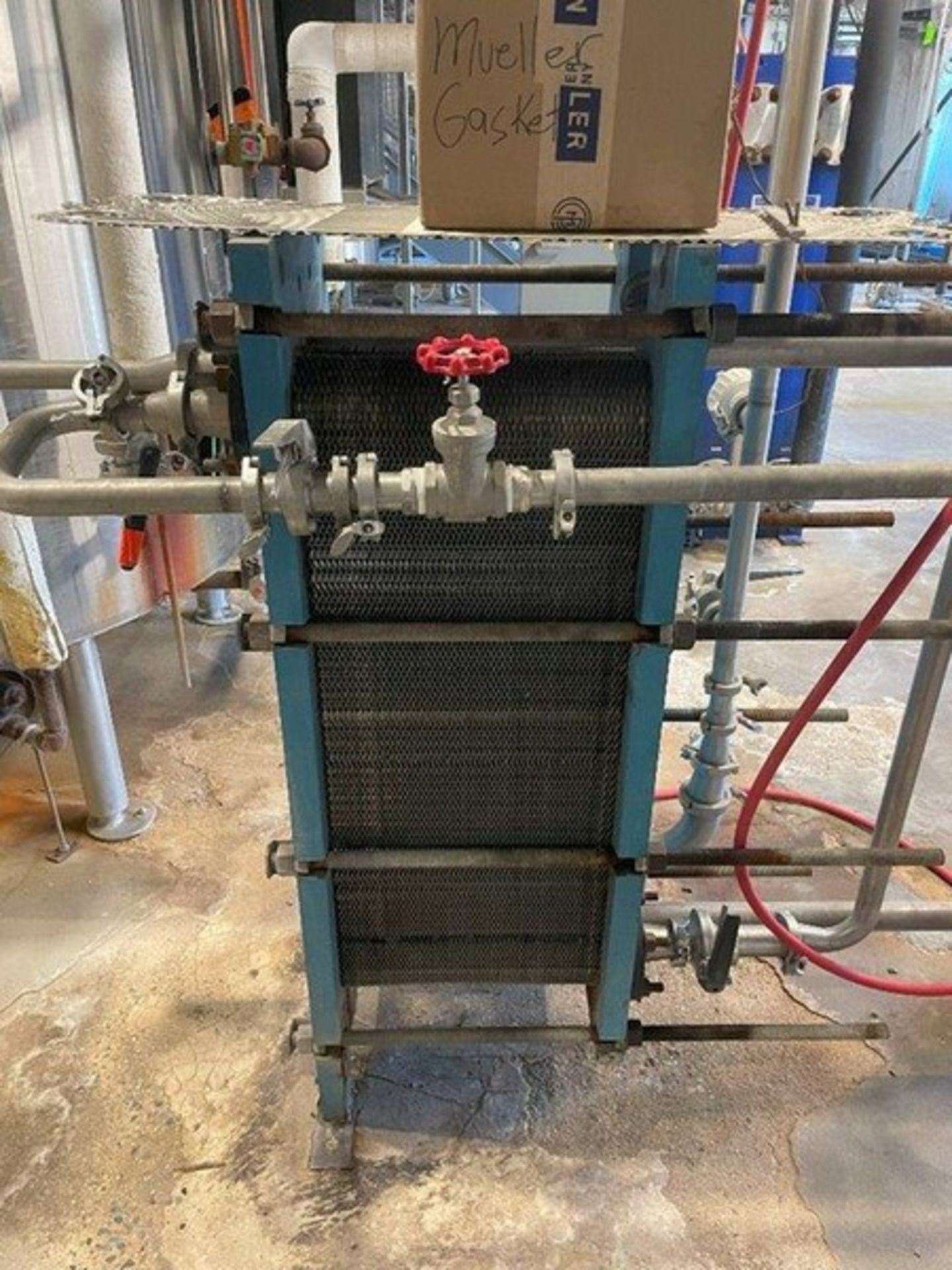 Plate Heat Exchanger, Mounted on Mild Steel Frame (LOCATED IN FREDERICK, MD) - Bild 10 aus 11