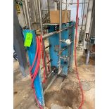 Plate Heat Exchanger, Mounted on Mild Steel Frame (LOCATED IN FREDERICK, MD)