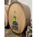 10BBL White Oak Oval Horizontal Foeder. Manufactured by Foeder Crafters of America. Front Man Doors.