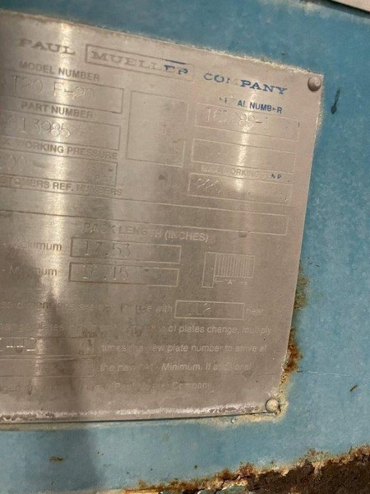 Plate Heat Exchanger, Mounted on Mild Steel Frame (LOCATED IN FREDERICK, MD) - Bild 6 aus 11
