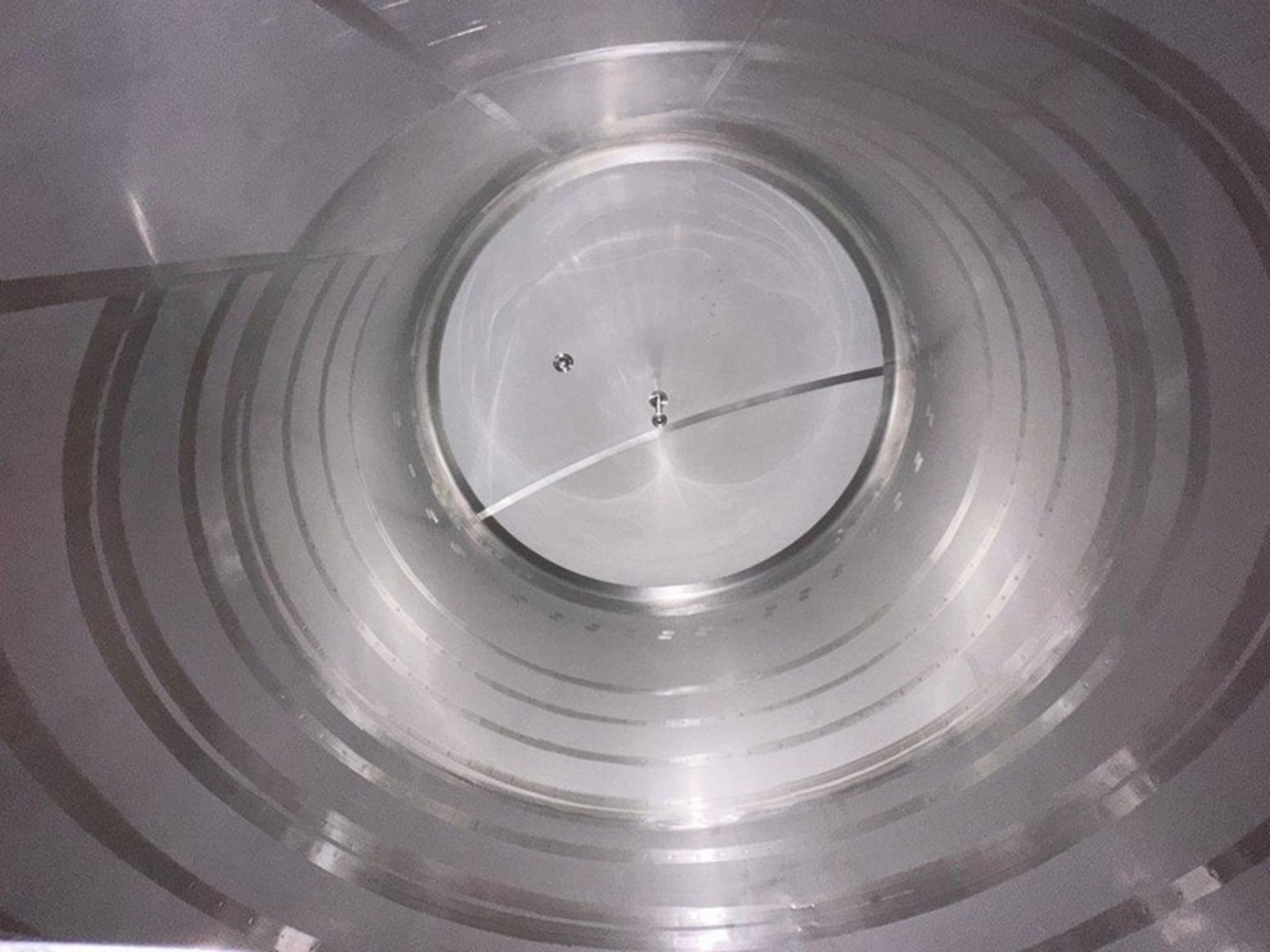 50 BBL (2200 Gallon) Vertical Cone Bottom 304 Stainless Steel Jacketed Vessel. Manufactured by Centu - Image 7 of 11