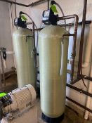 (2) Vertical Water Softener Tanks (LOCATED IN FREDERICK, MD)