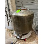 Grundy 5 Gal. S/S Jacketed Vessel, S/N 3349, Test Pressure 45 PSI (LOCATED IN FREDERICK, MD)