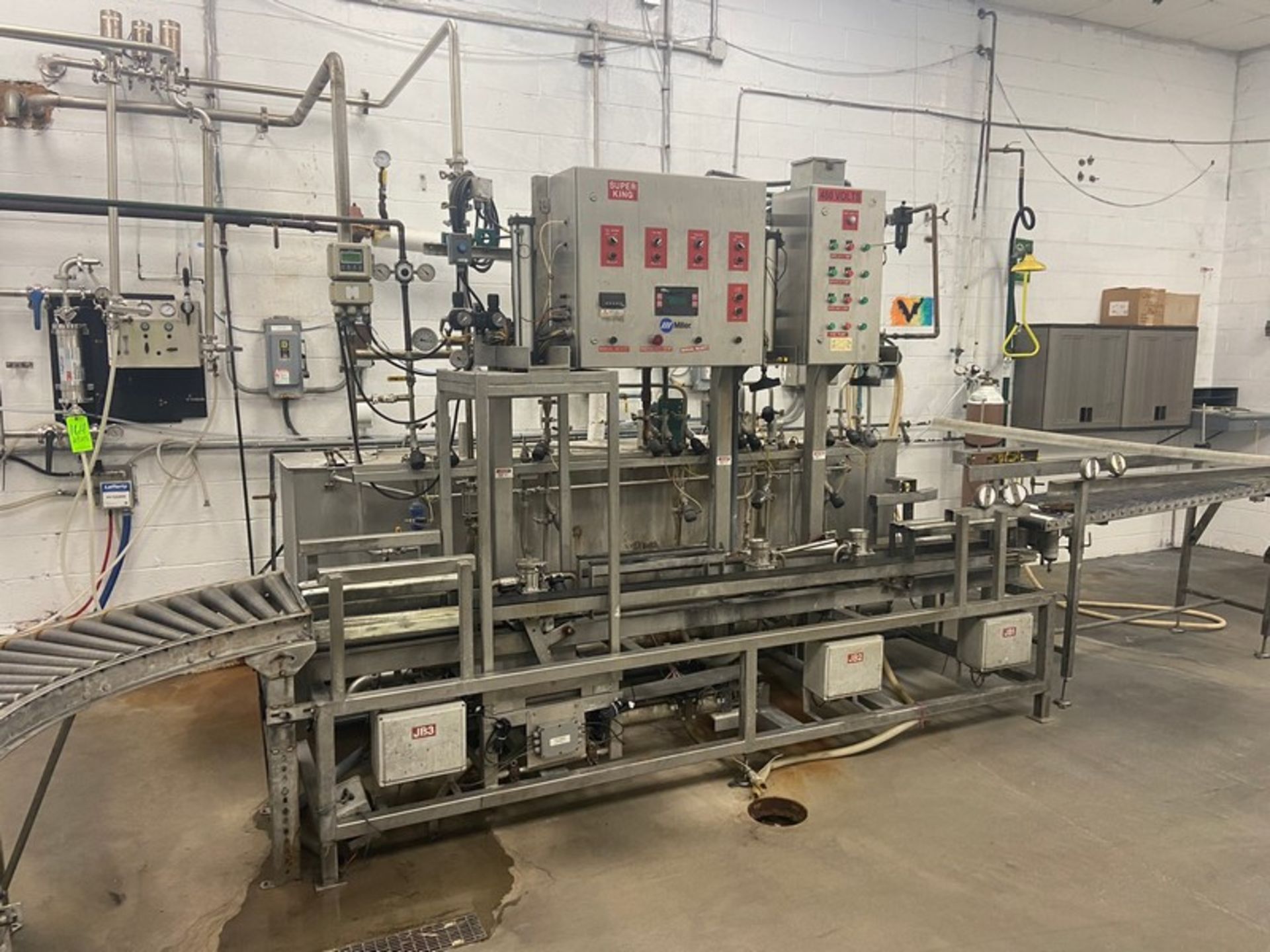 Miller 3-Head Keg S/S Filling System, with Infeed & Outfeed Conveyor (LOCATED IN FREDERICK, MD) - Bild 4 aus 8