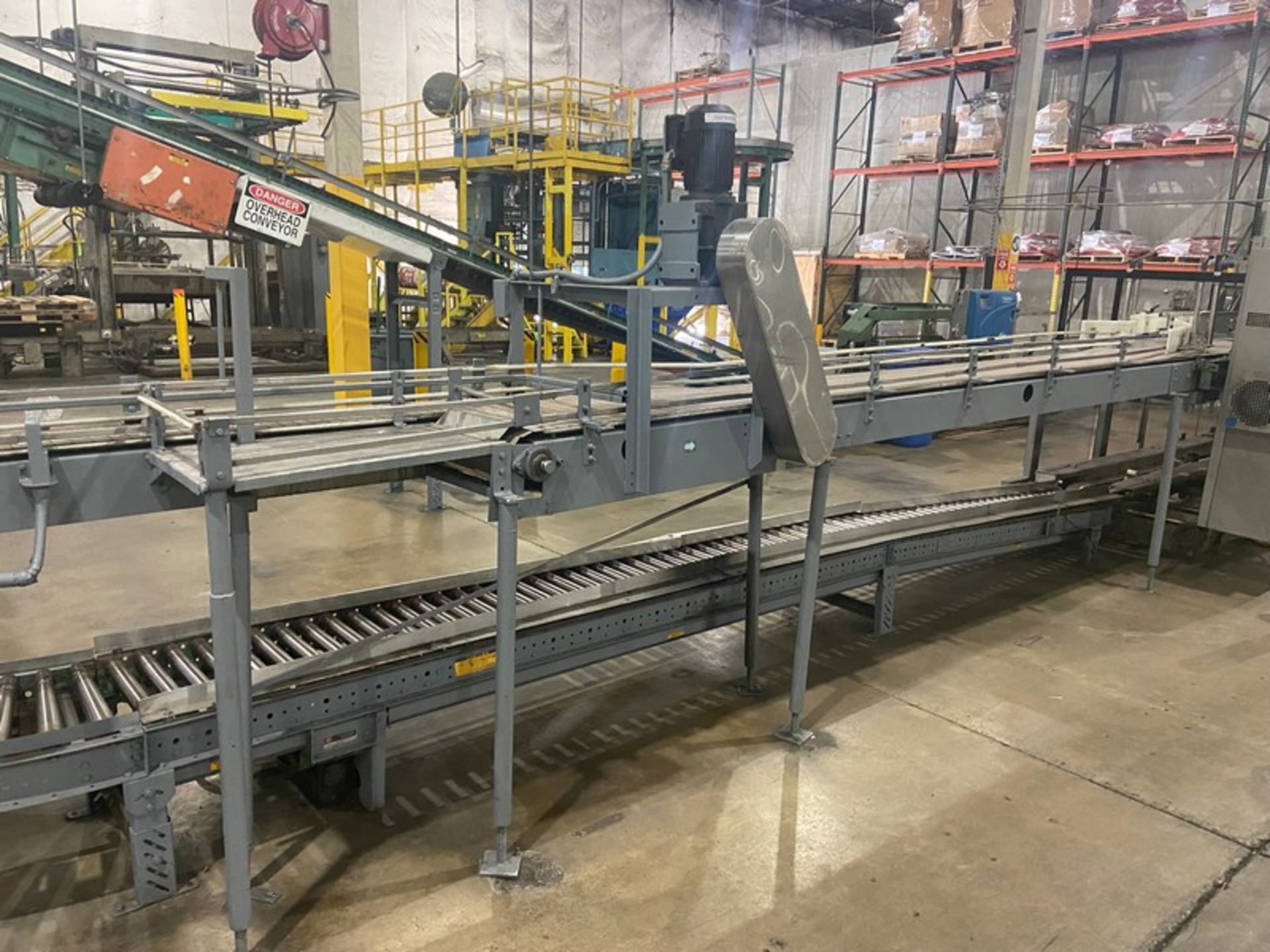 Product Conveyor from Krones Labeler to Hartness Drop Packer, with 1-Wider Accumulation Section - Bild 2 aus 5