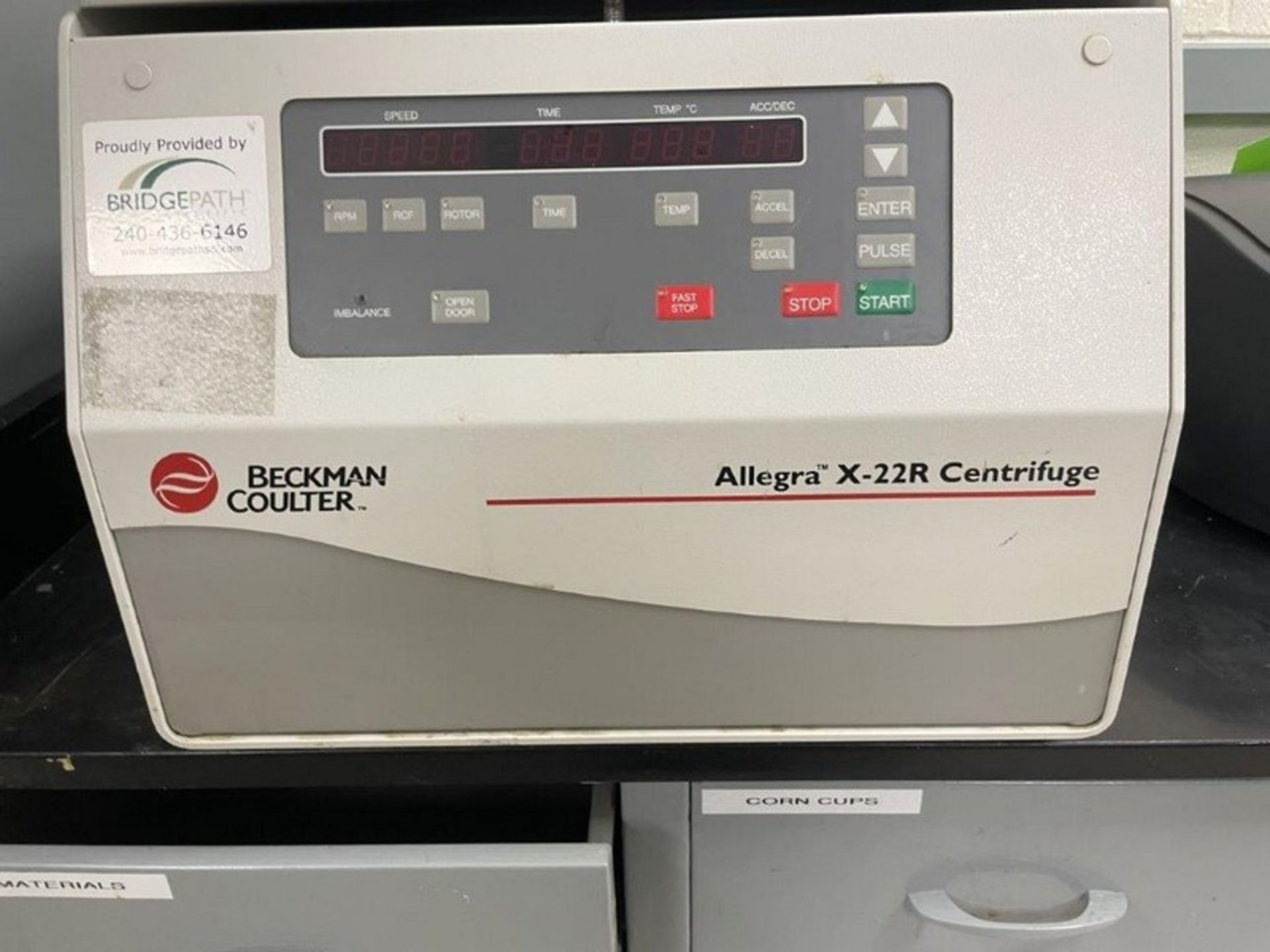 Beckamn Coulter Allegra X-22R Centrifuge, Serial #10577 - Image 2 of 4