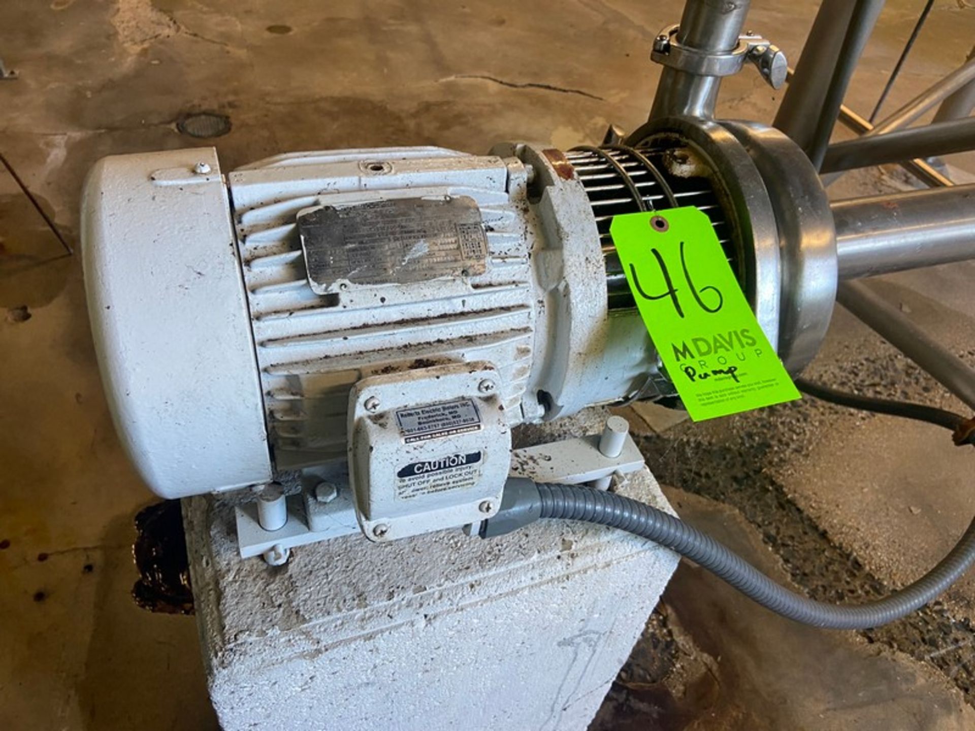 3 hp Centrifugal Pump, with Sterling Motor (LOCATED IN FREDERICK, MD) - Bild 2 aus 4