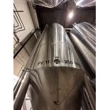 200 BBL Vertical Cone Bottom 304 Stainless Steel Jacketed Vessel. Manufactured by JV Northwest (ICC