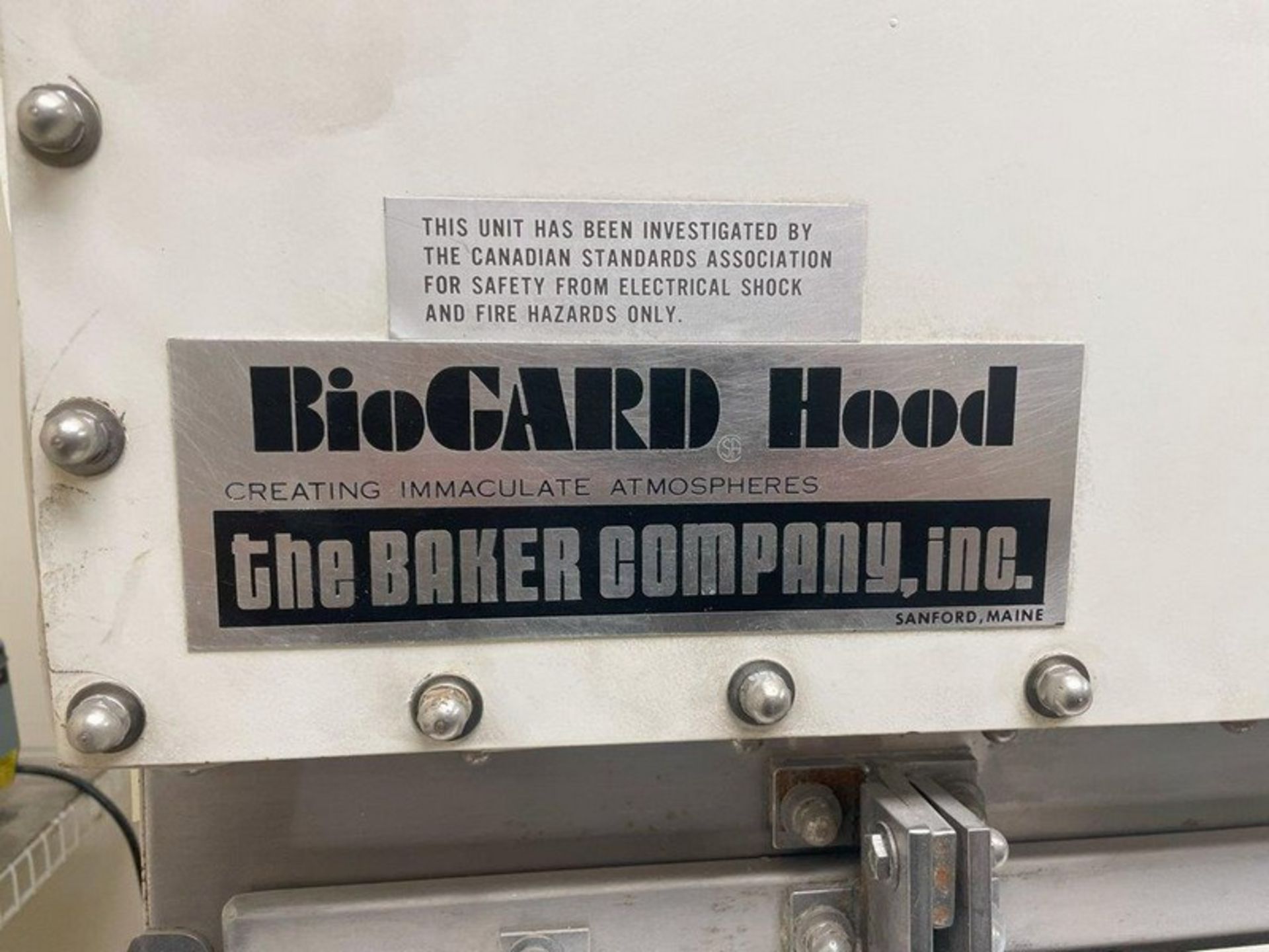 BioCard Hood manufactured by The Baker Company - Image 4 of 5