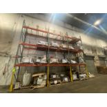 7-Sections of Pallet Racking, with Uprights & Cross Beams (LOCATED IN FREDERICK, MD)