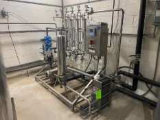 DPC Deaerated Water Skid Sani-Cycle, with (4) Tubes, with (3) Additional Inline S/S Filters, with