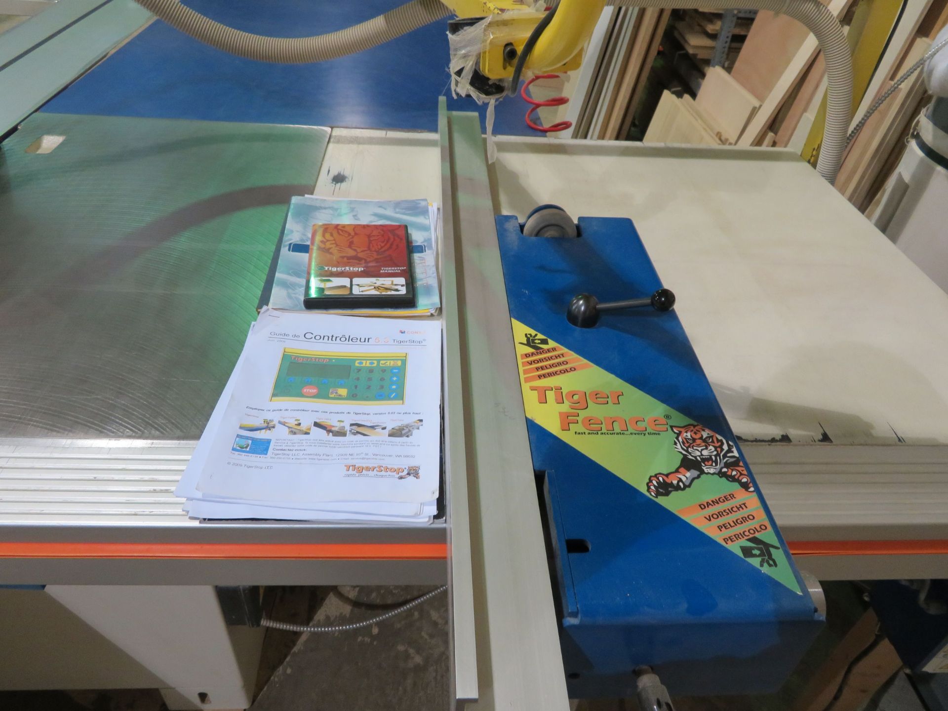 MINI MAX sliding table saw, Mod: SC-4WS with TIGER fence guide (made in Italy) - Image 7 of 11