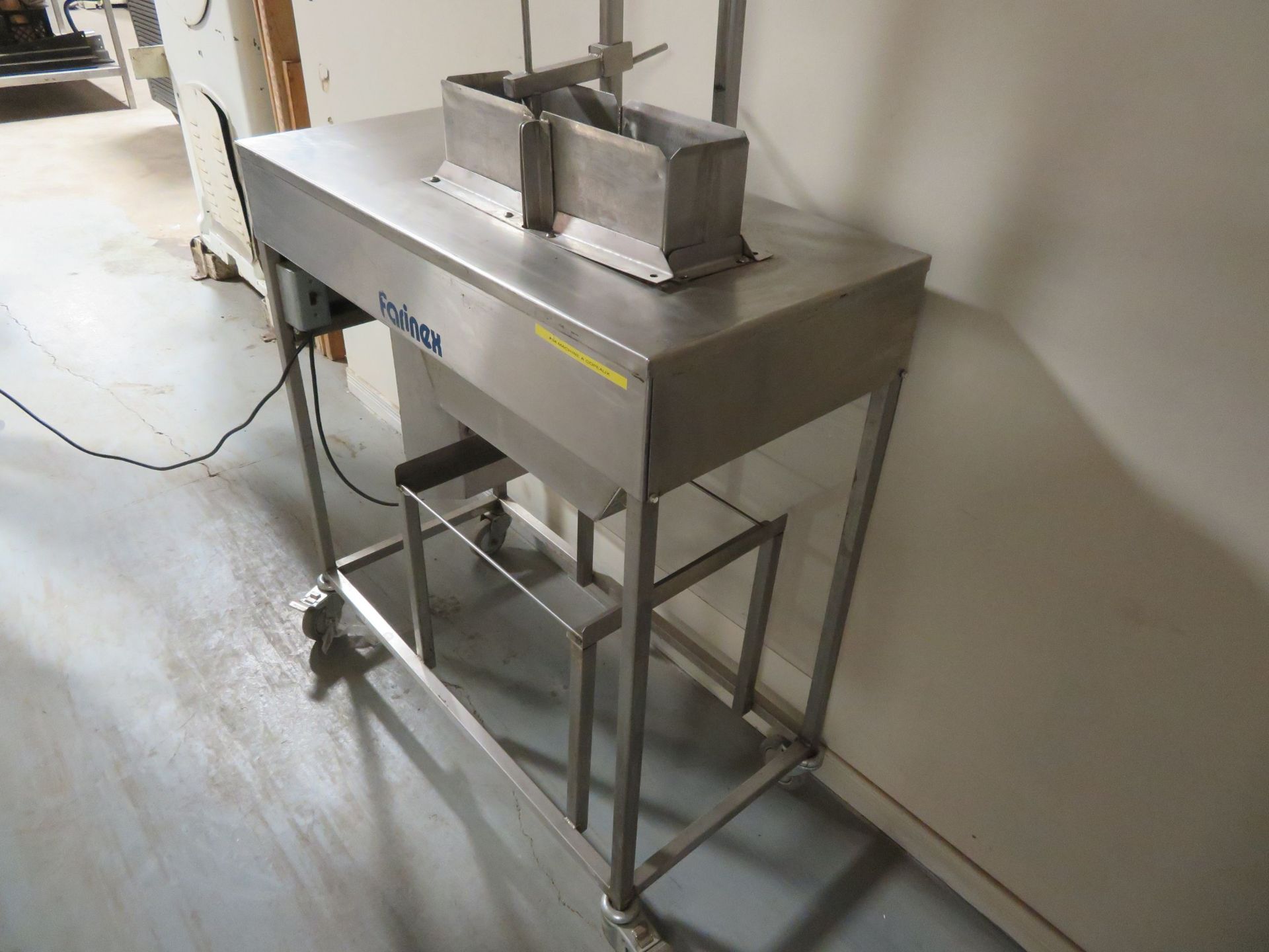 Chocolate cutter on wheels approx. 39"w x 18"d x 63"h - Image 4 of 4