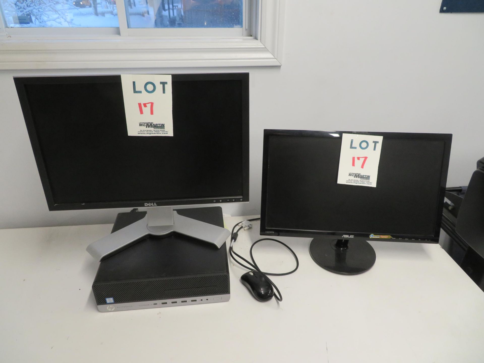 LOT including (2) computers with screen