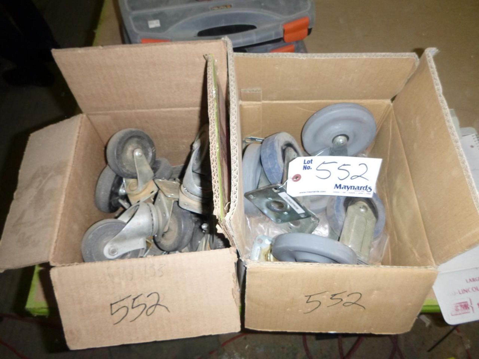 (2) boxes of castors