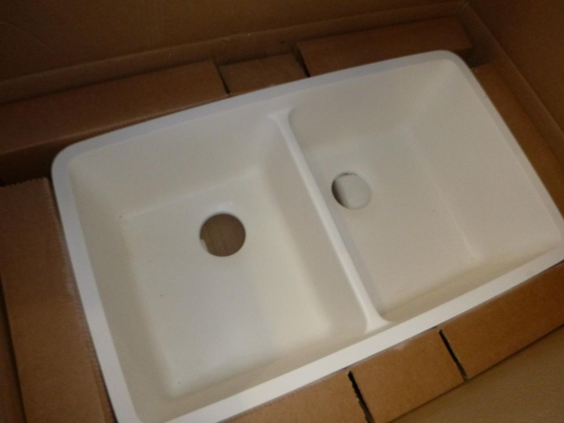 Gemstone 1729-D Winter white DBL equal kitchen sink - Image 2 of 2