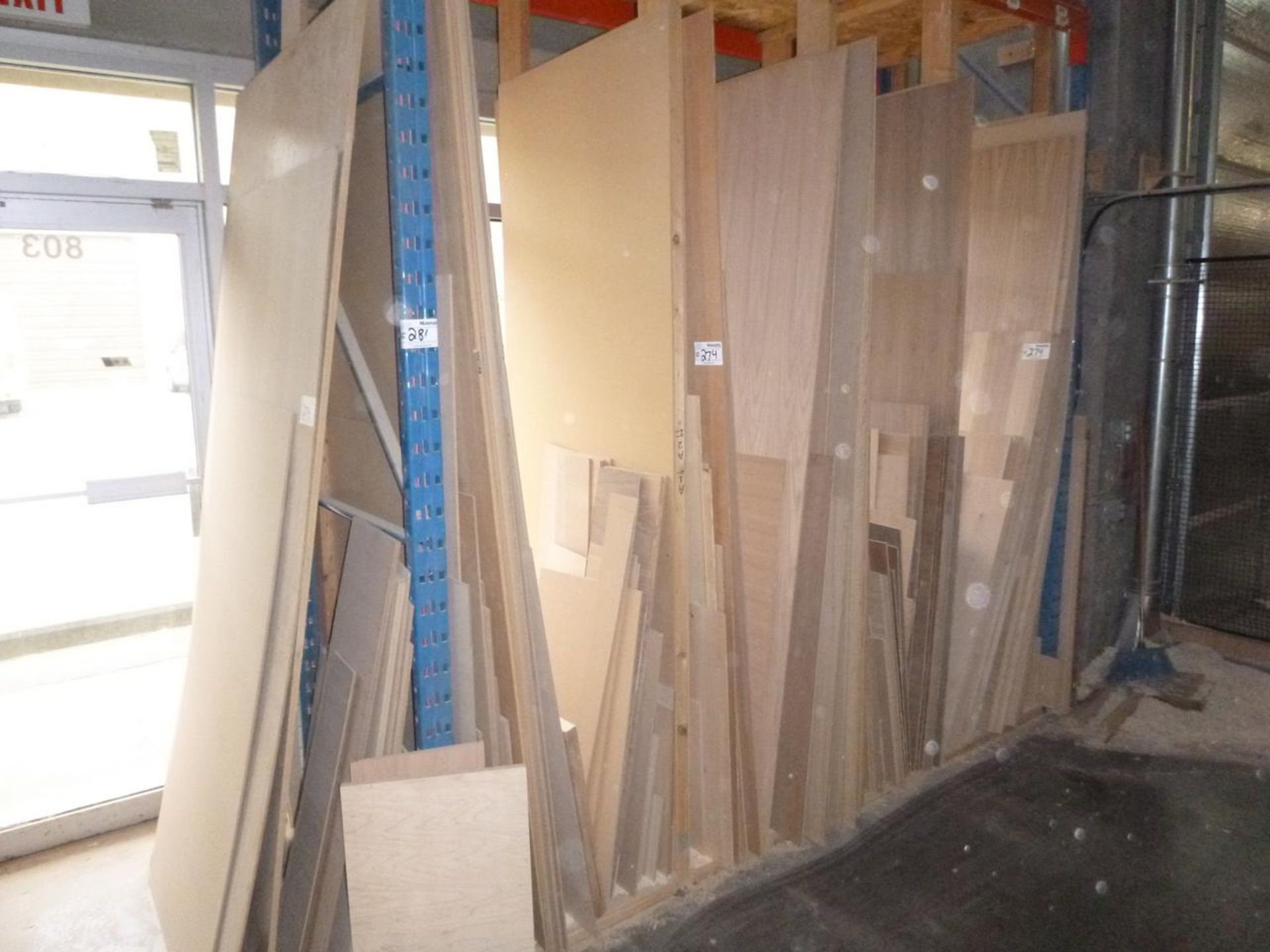 Lot of cabinet backing wood
