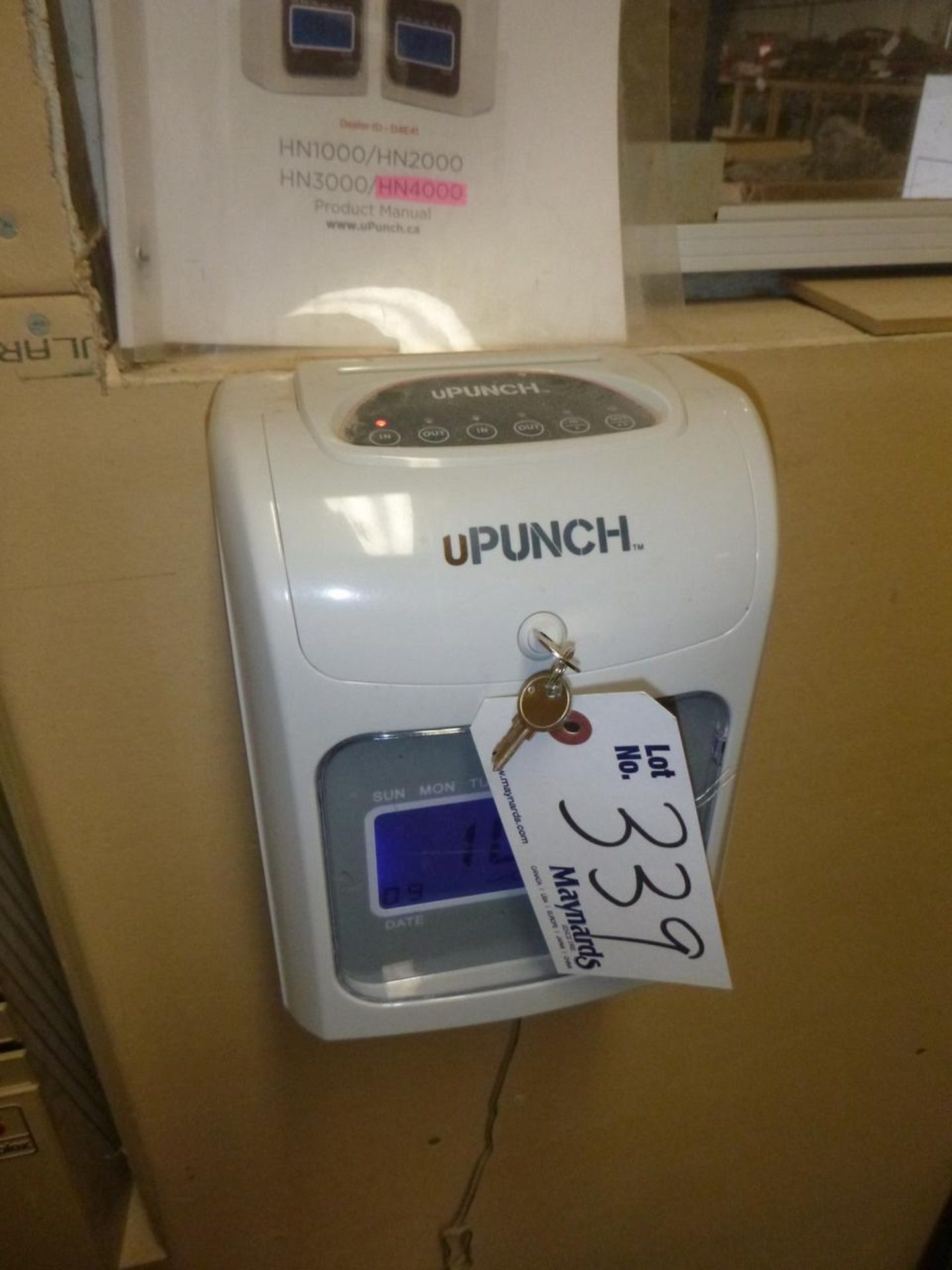 Upunch HN4000 Time clock