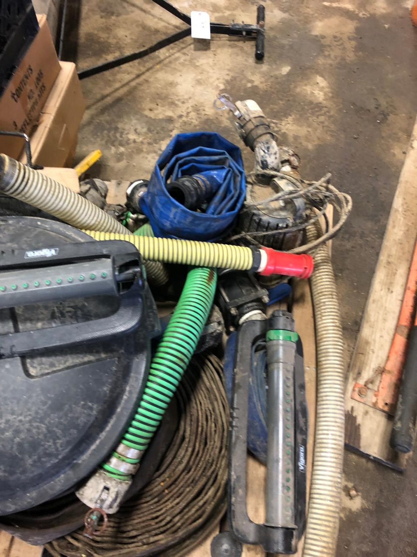 Skid of Hoses, Hose Attachments and Pump - Image 2 of 3