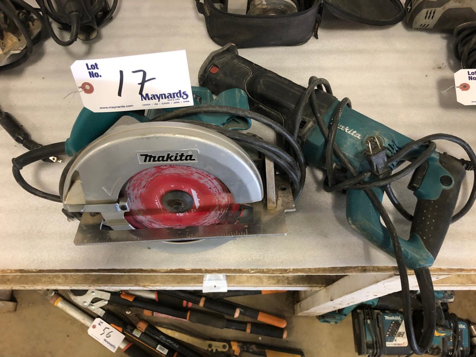 Makita 8 1/4 inch Cilcular Saw, Reciprocating Saw