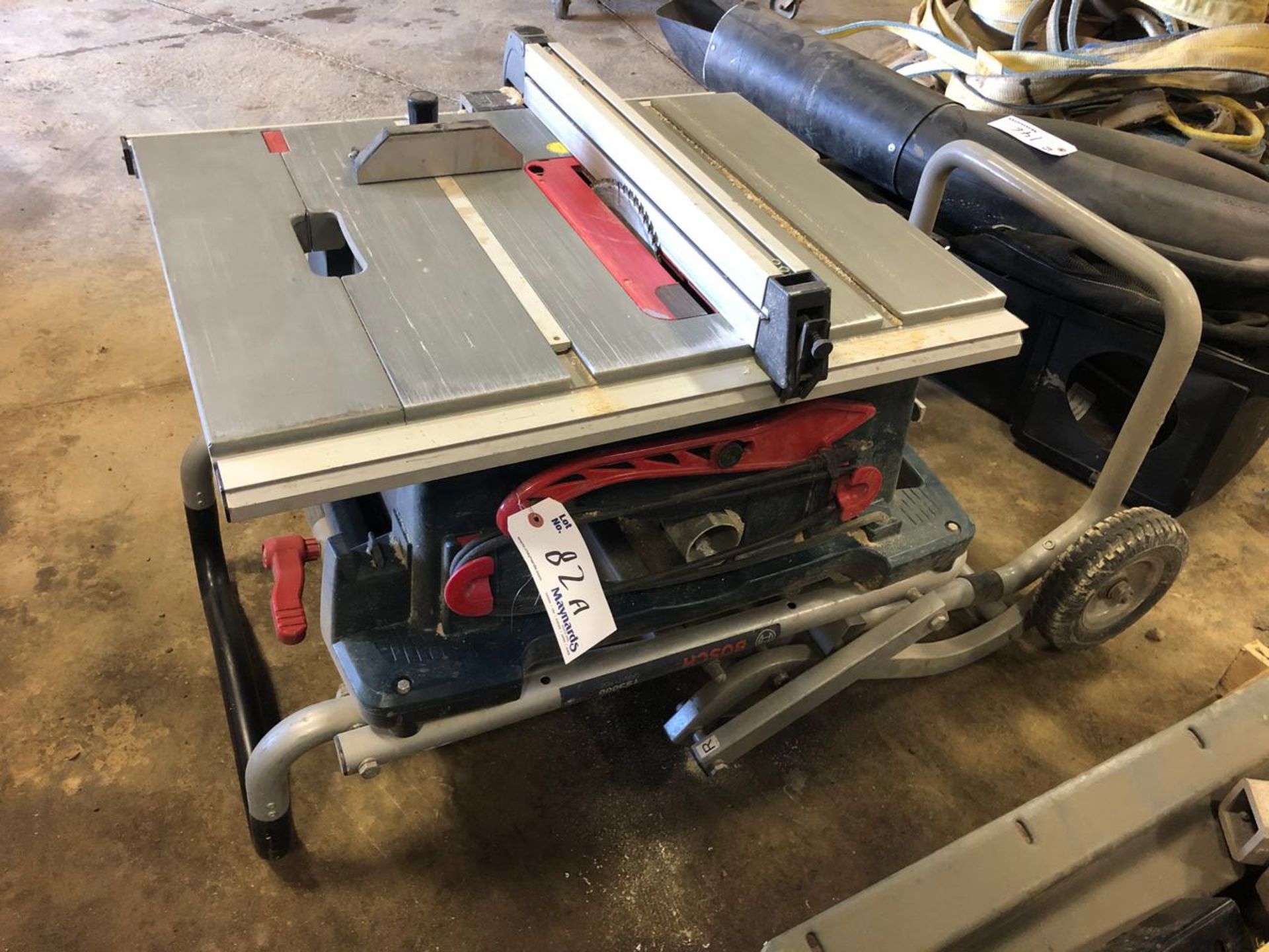 Bosch Table Saw With Rolling Table