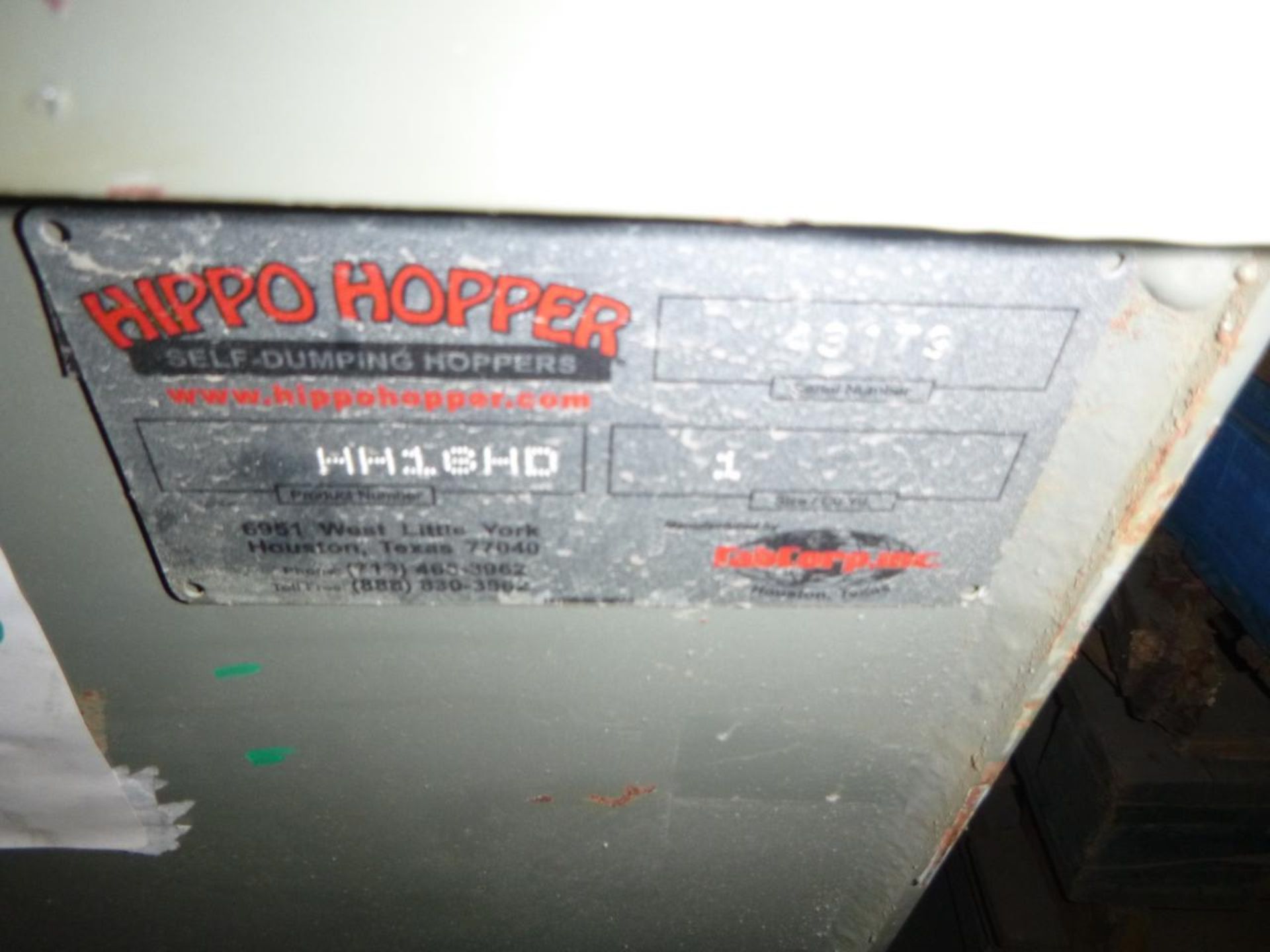 Hippo Hopper H416HD Forklift dump hopper - Image 2 of 2