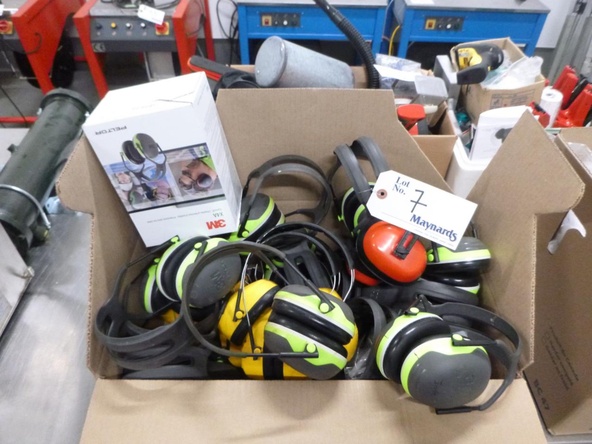 Lot of ear protection
