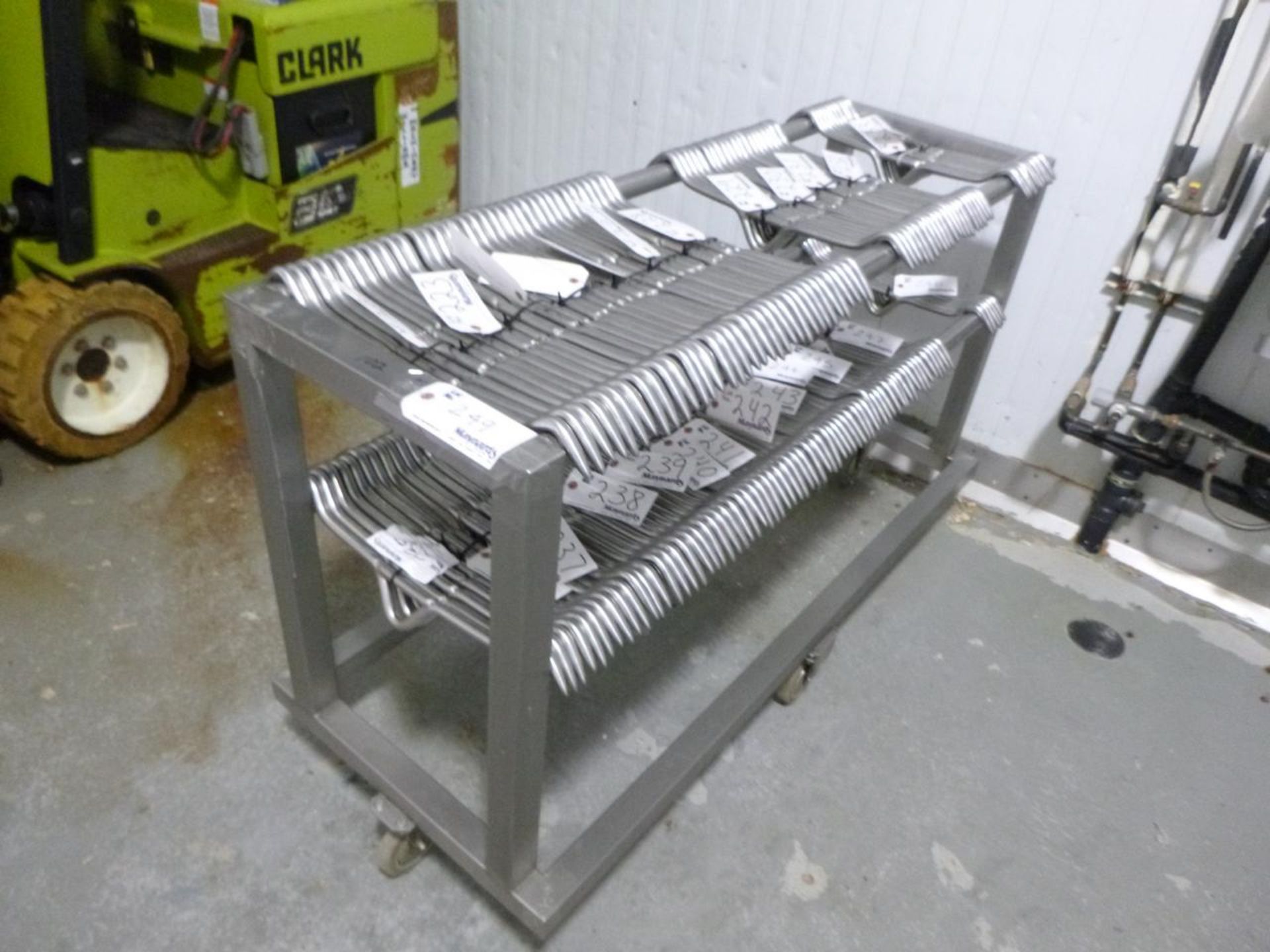 Stainless steel gambrel cart