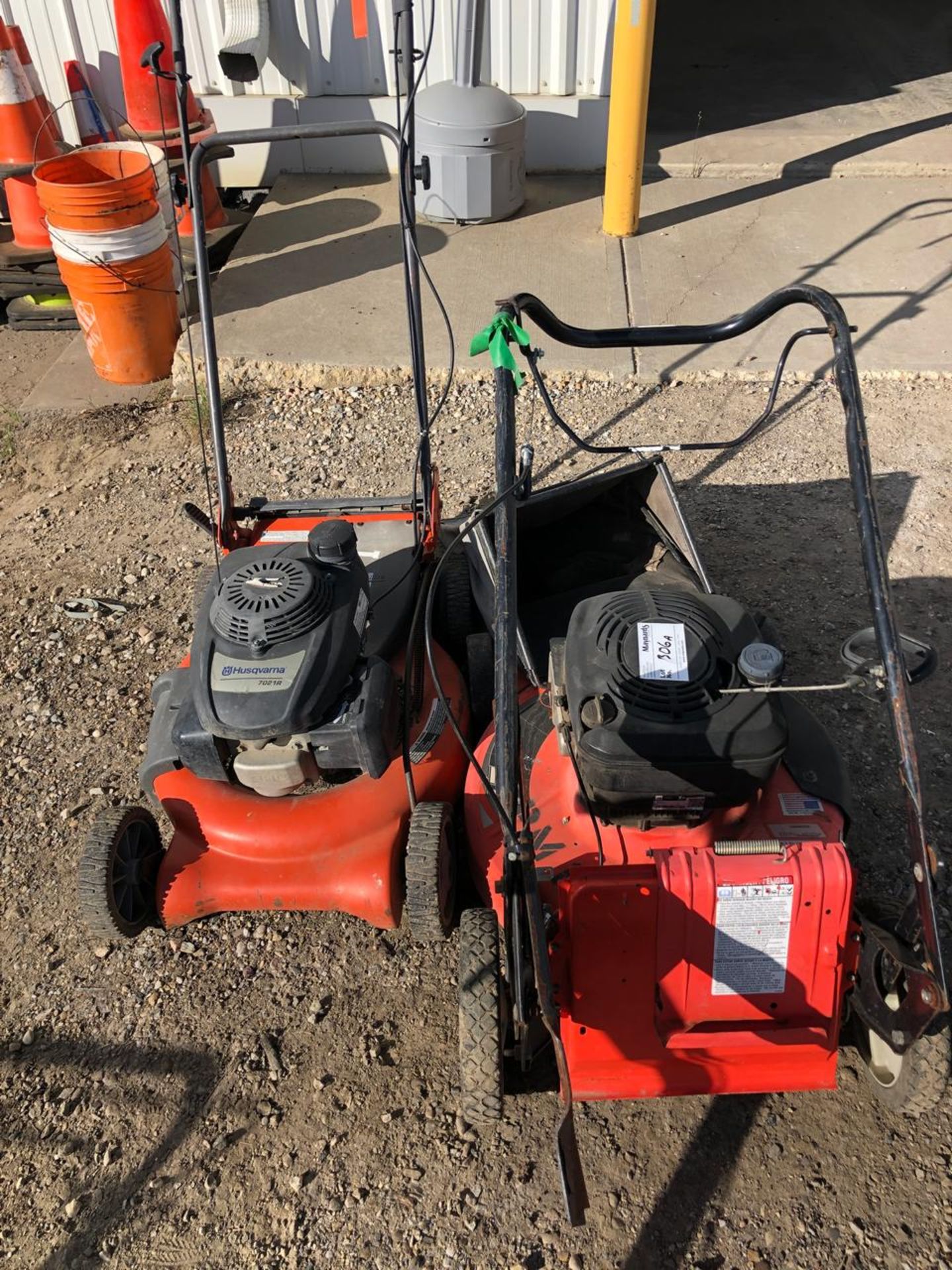 1 Ariens and 1 Husqvarna