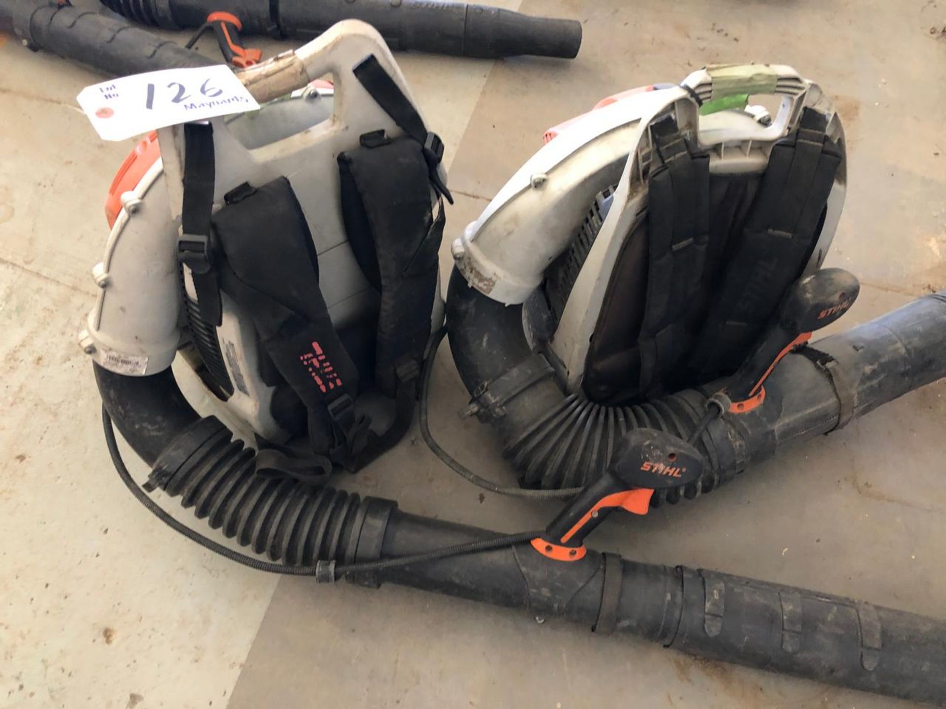 Stihl Gas Back Pack Blowers - Image 2 of 2