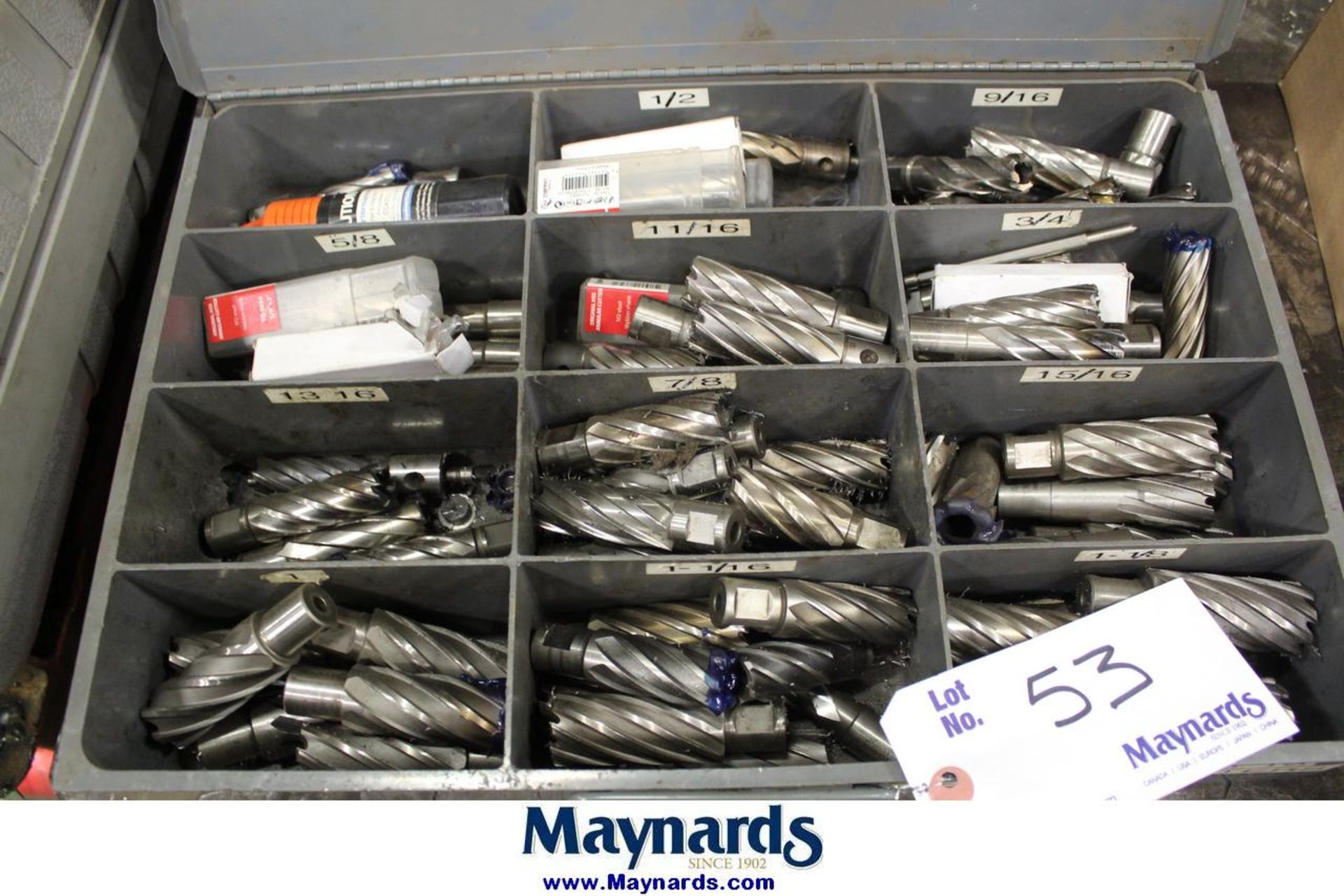 lot of mag drill bits