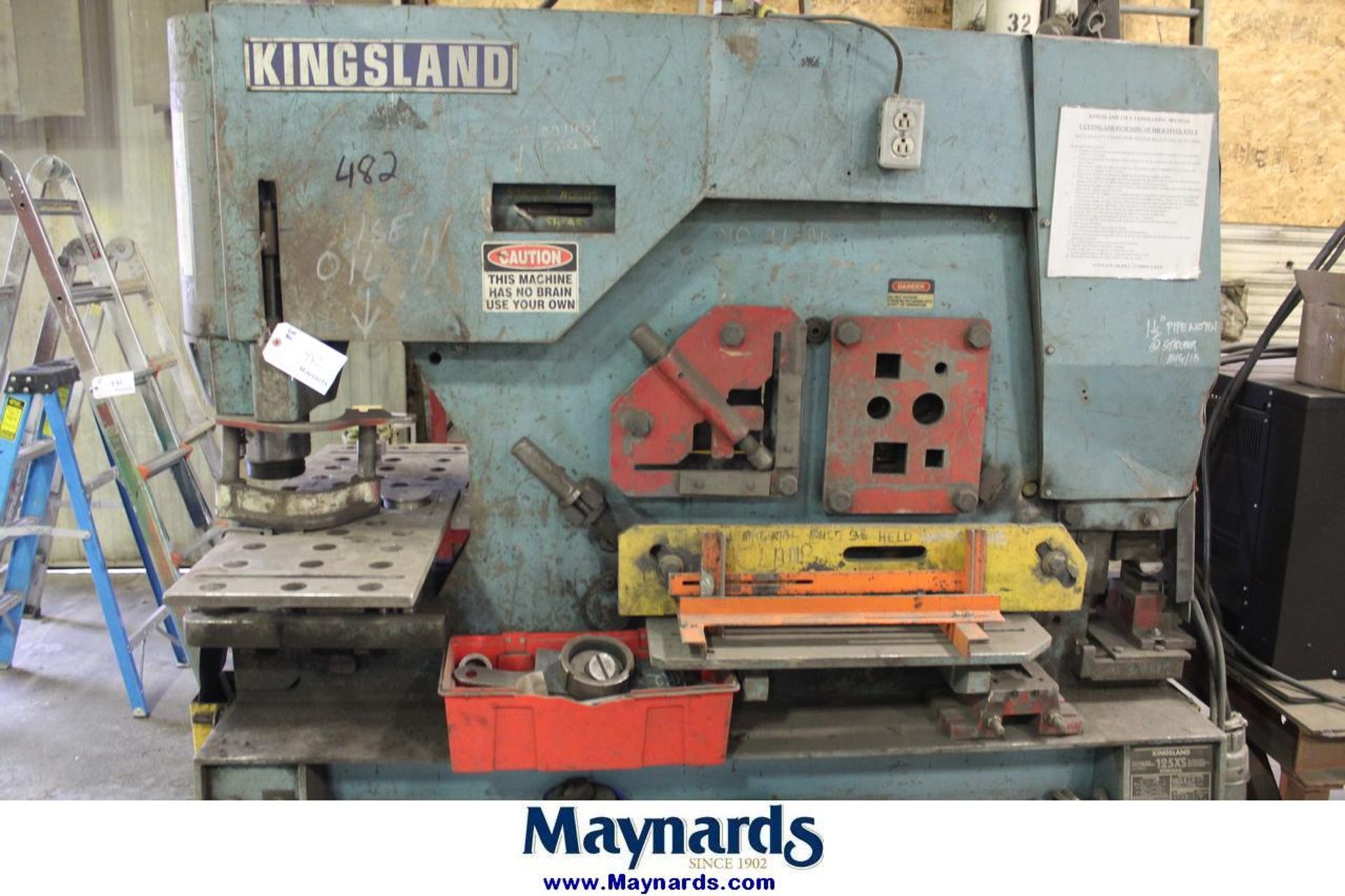 Kingsland 125XS iron worker - Image 3 of 4