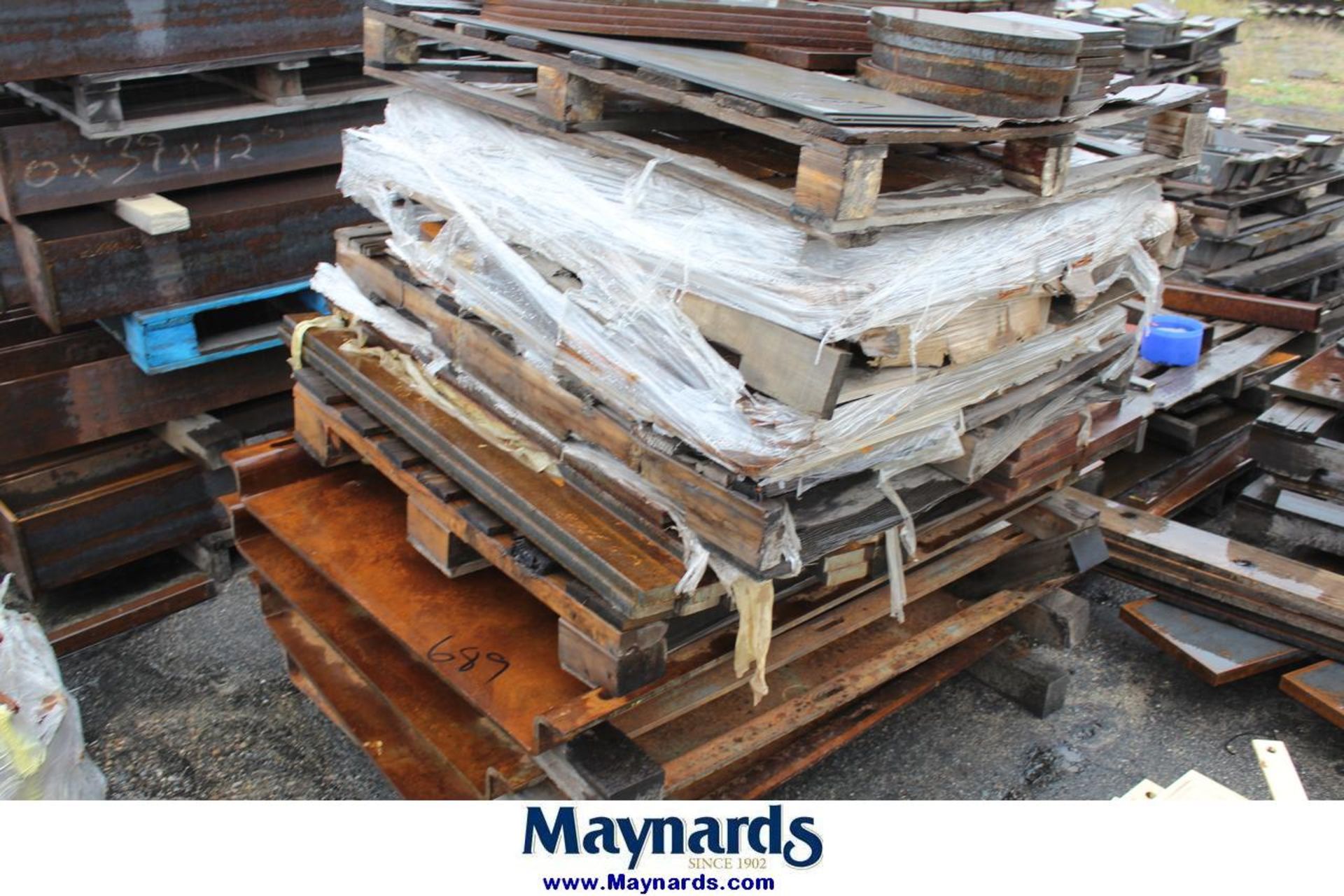 (6) pallets of mixed steel - Image 3 of 5