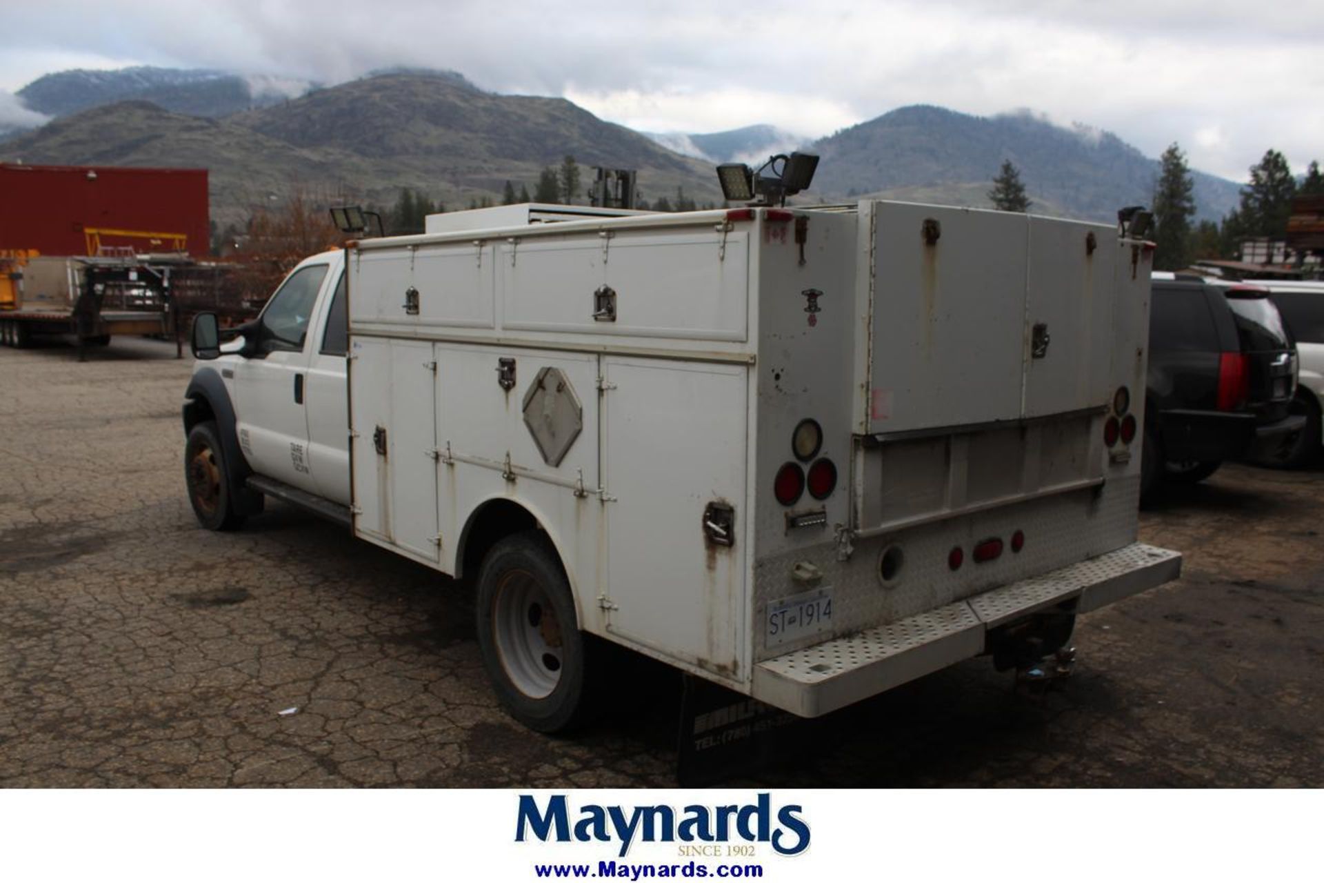 2007 Ford F-550 XL Super Duty service truck, - Image 5 of 13