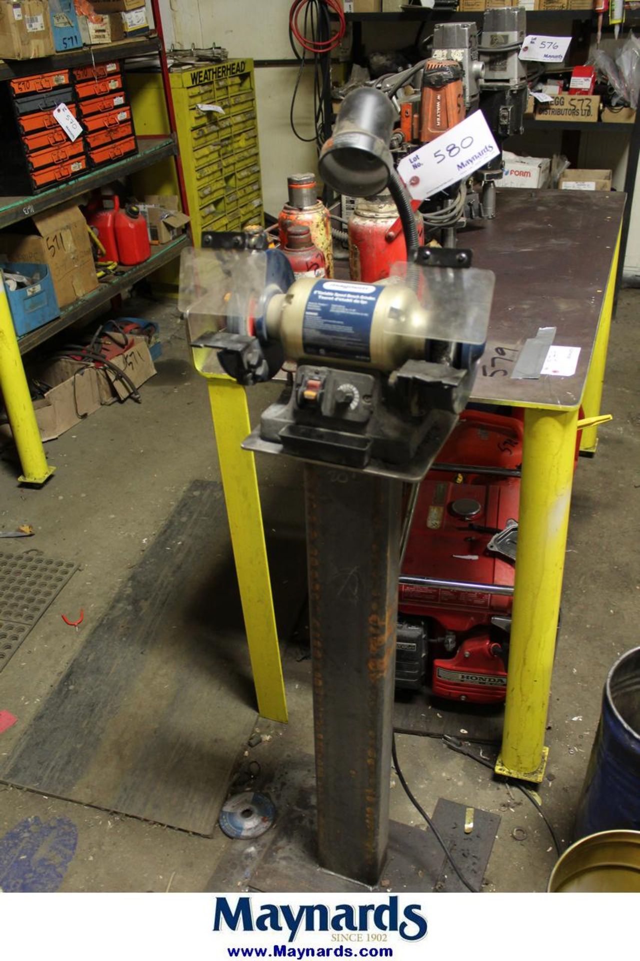 Magnum bench grinder