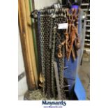 lot of chain and binders