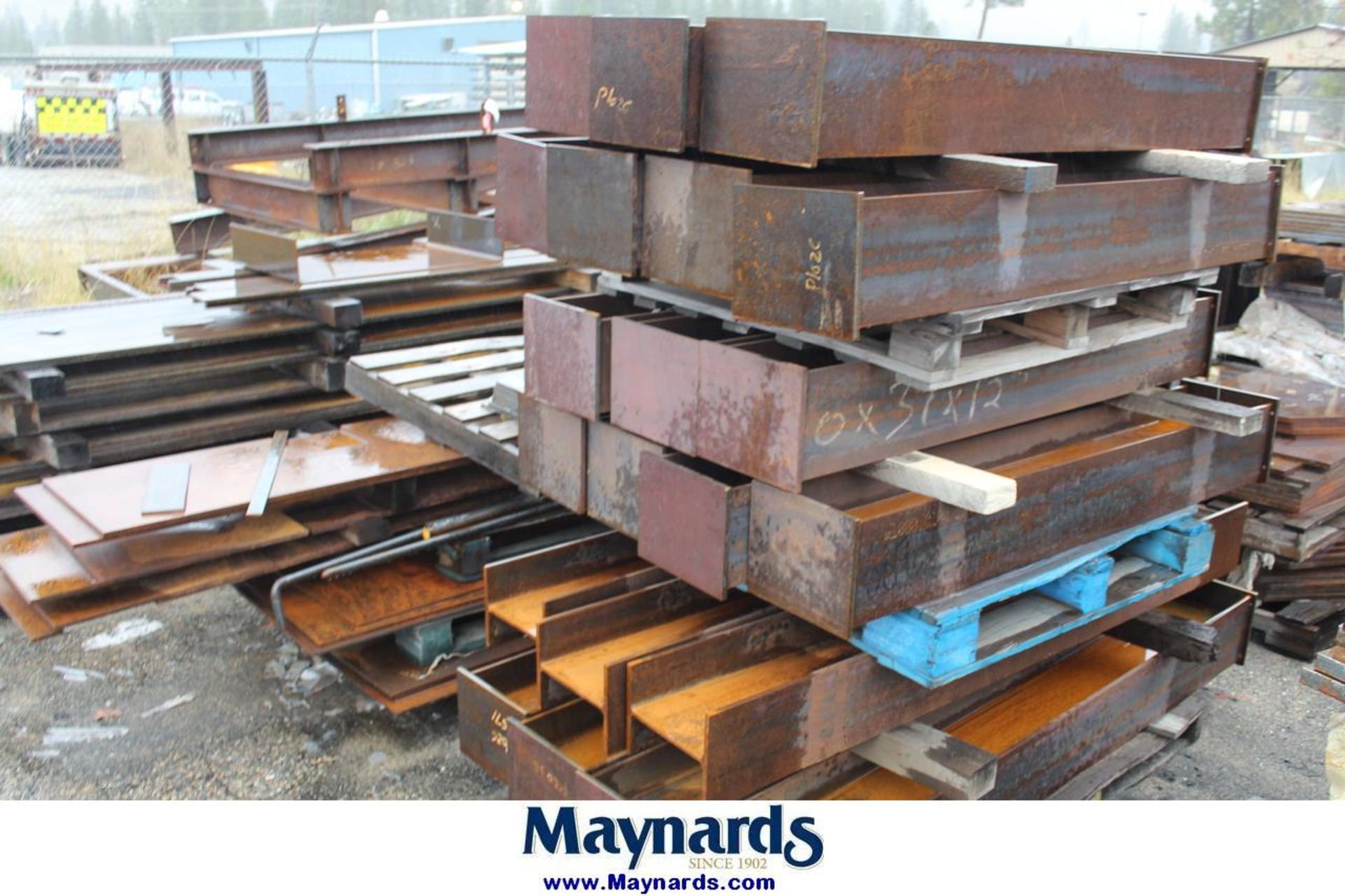 (6) pallets of mixed steel - Image 4 of 5