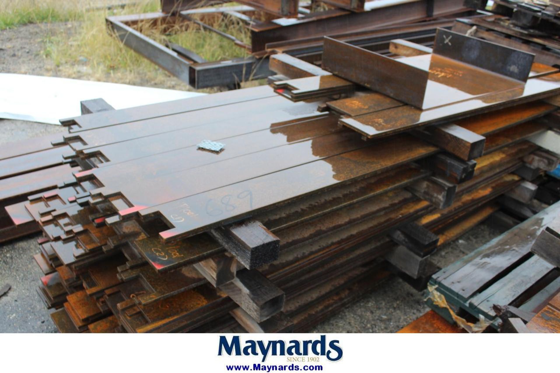 (6) pallets of mixed steel - Image 5 of 5