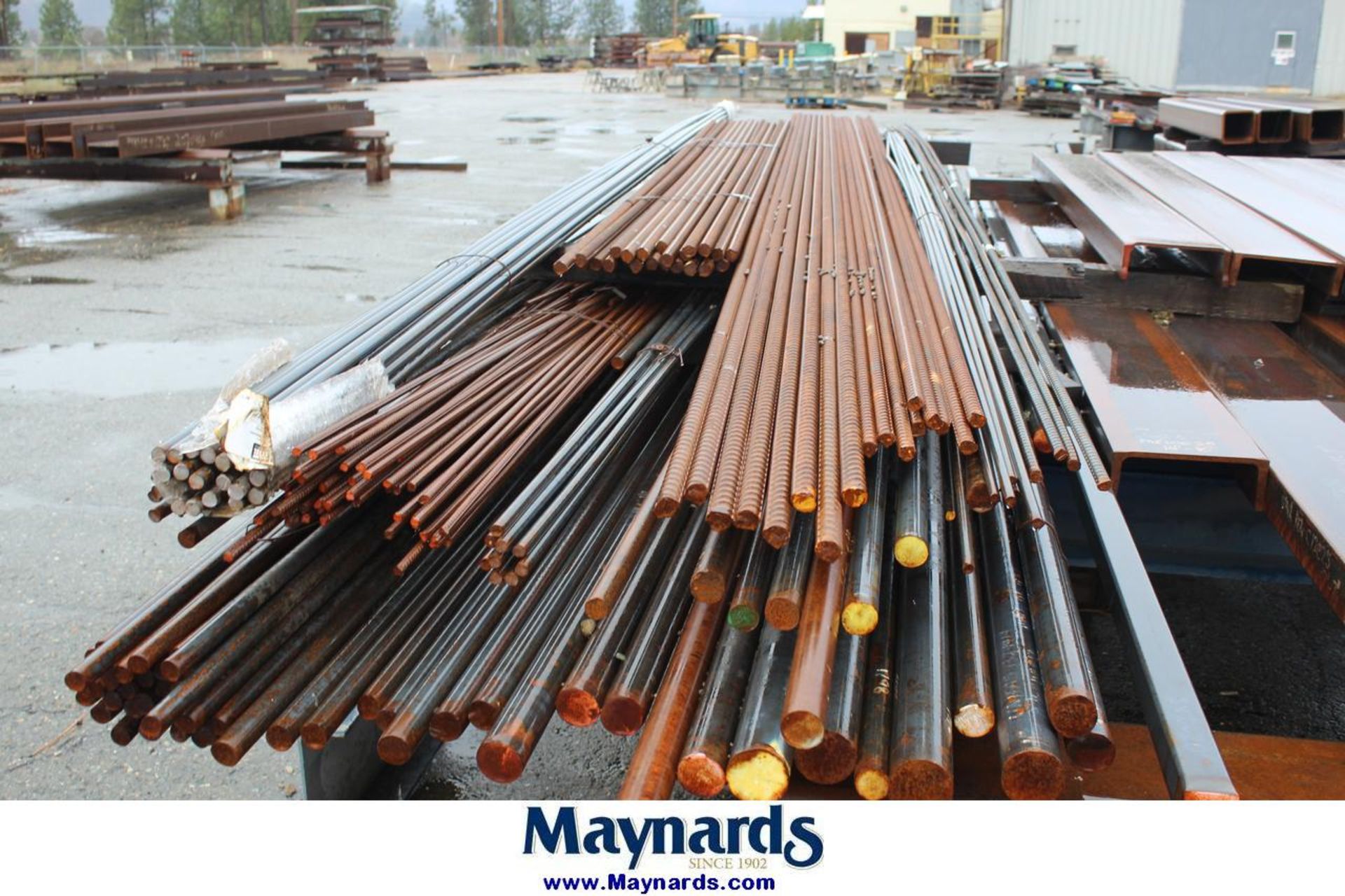 lot of flat bar, rebar and steel bar stock - Image 5 of 5