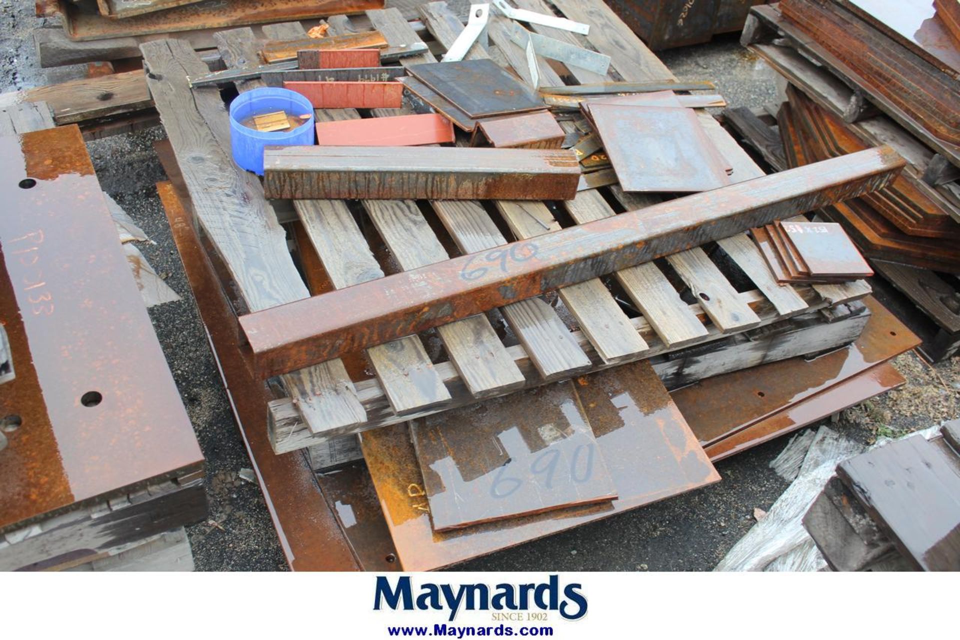 (5) pallets of mixed steel - Image 2 of 5