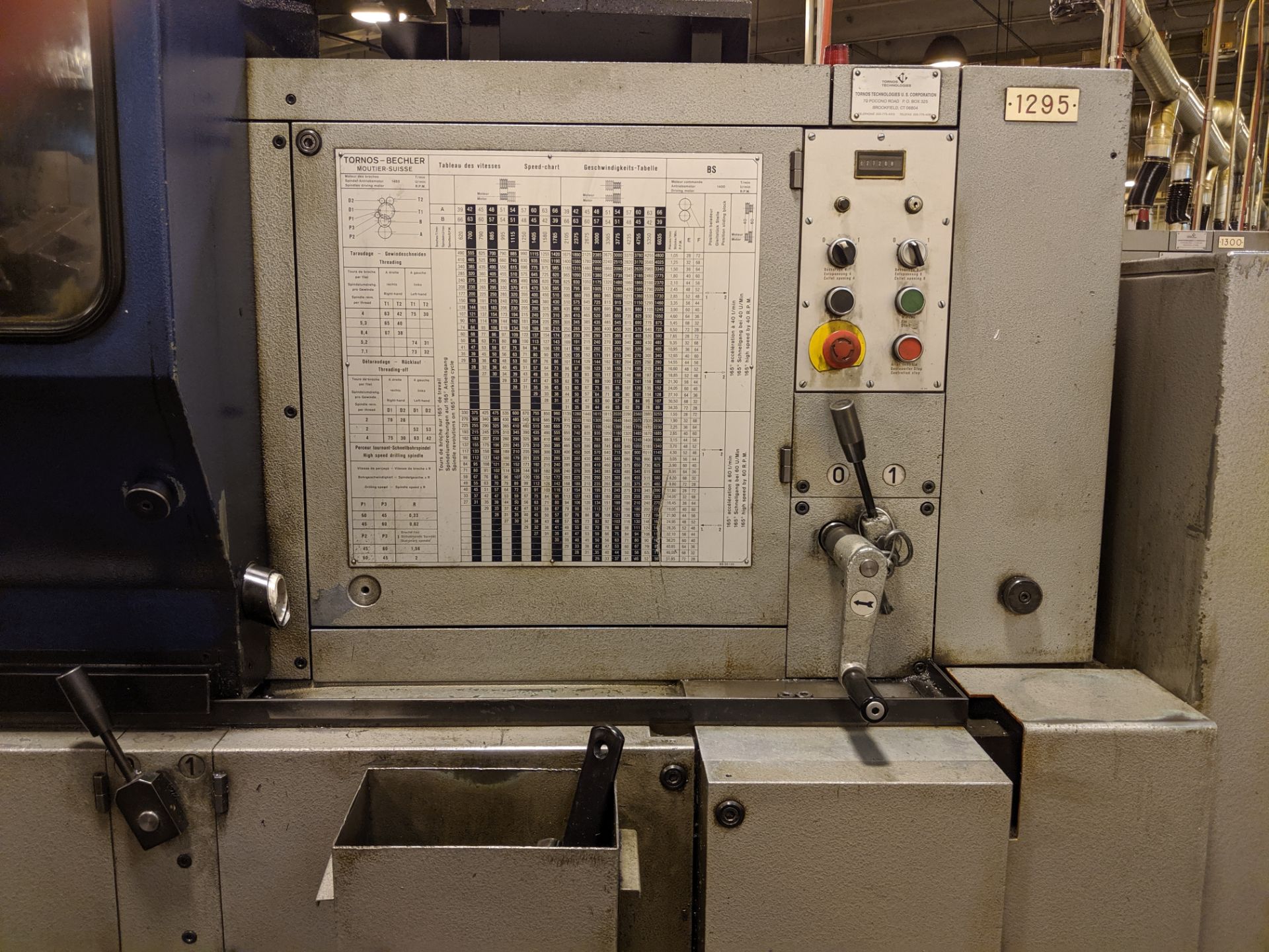 Tornos BS20 Automatic Screw Machine, 21mm Max. Dia., Spindle Speeds to 6,000-RPM - Image 6 of 6