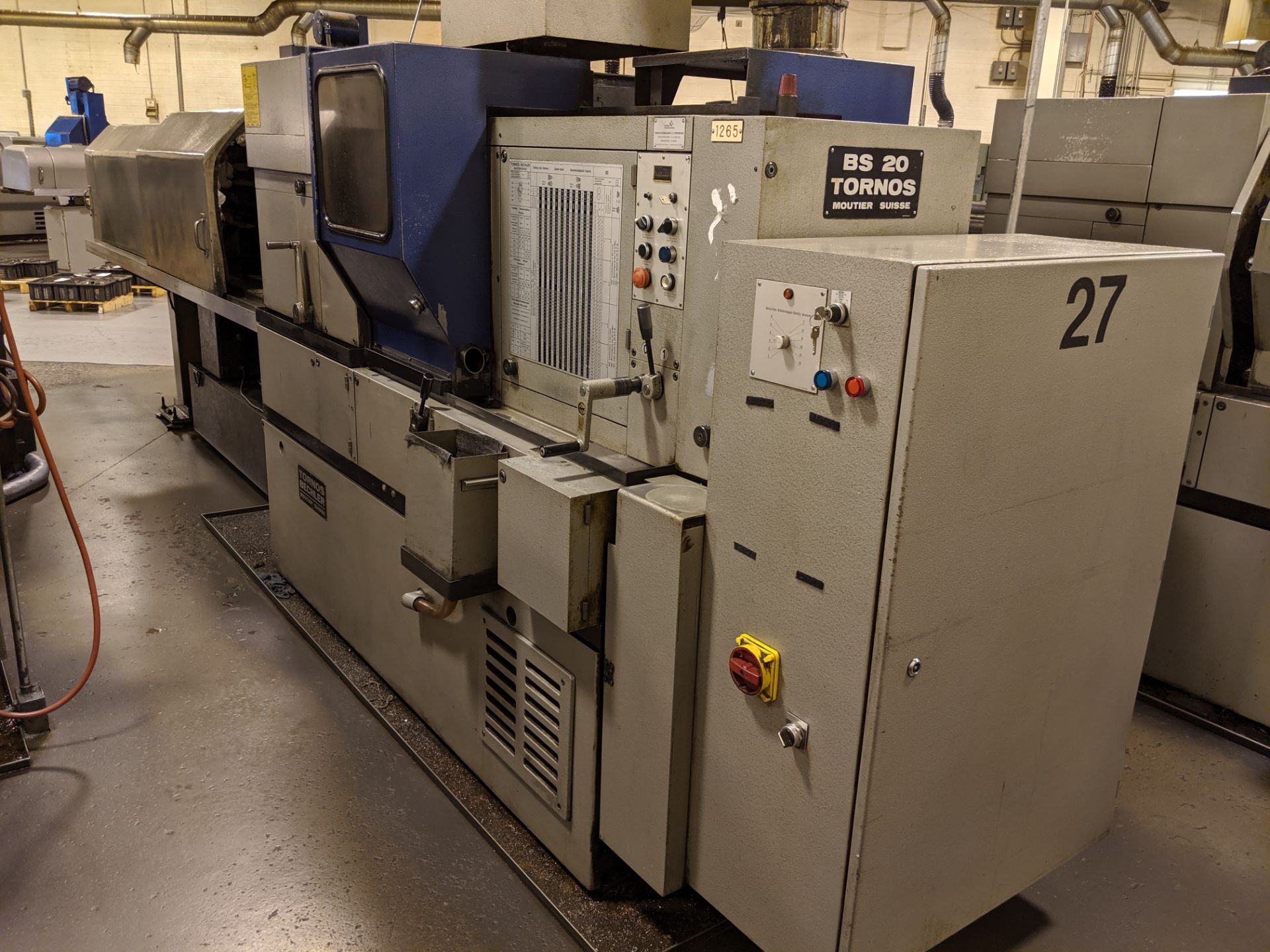 Tornos BS20 Automatic Screw Machine, 21mm Max. Dia., Spindle Speeds to 6,000-RPM, S/N RD-926 - Image 2 of 6