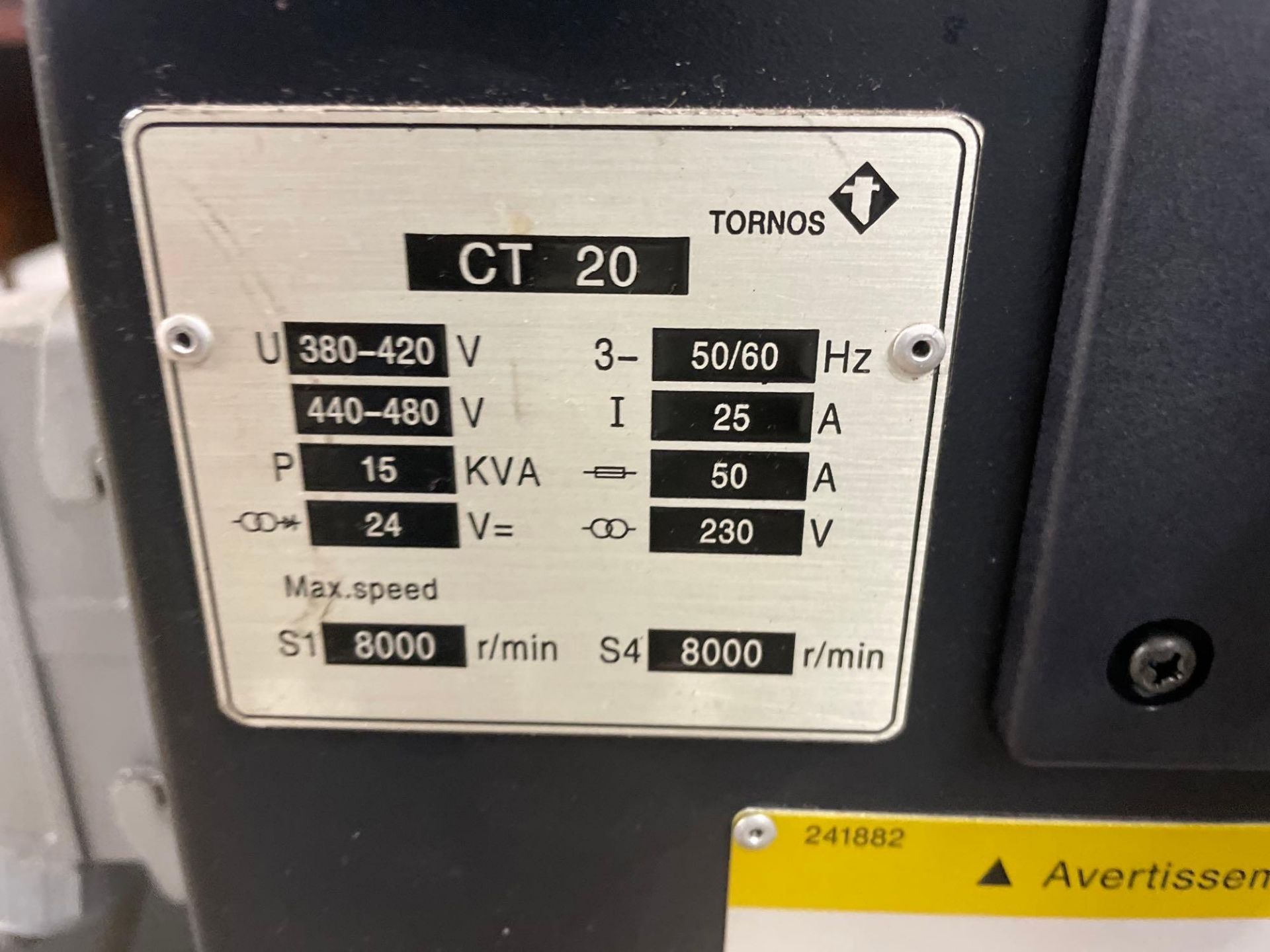 Tornos CT 20 CNC Swiss Style Screw Machine, Fanuc 0i-TD Ctrl., Live Tooling, 8K RPM, New 2014 - Image 15 of 15